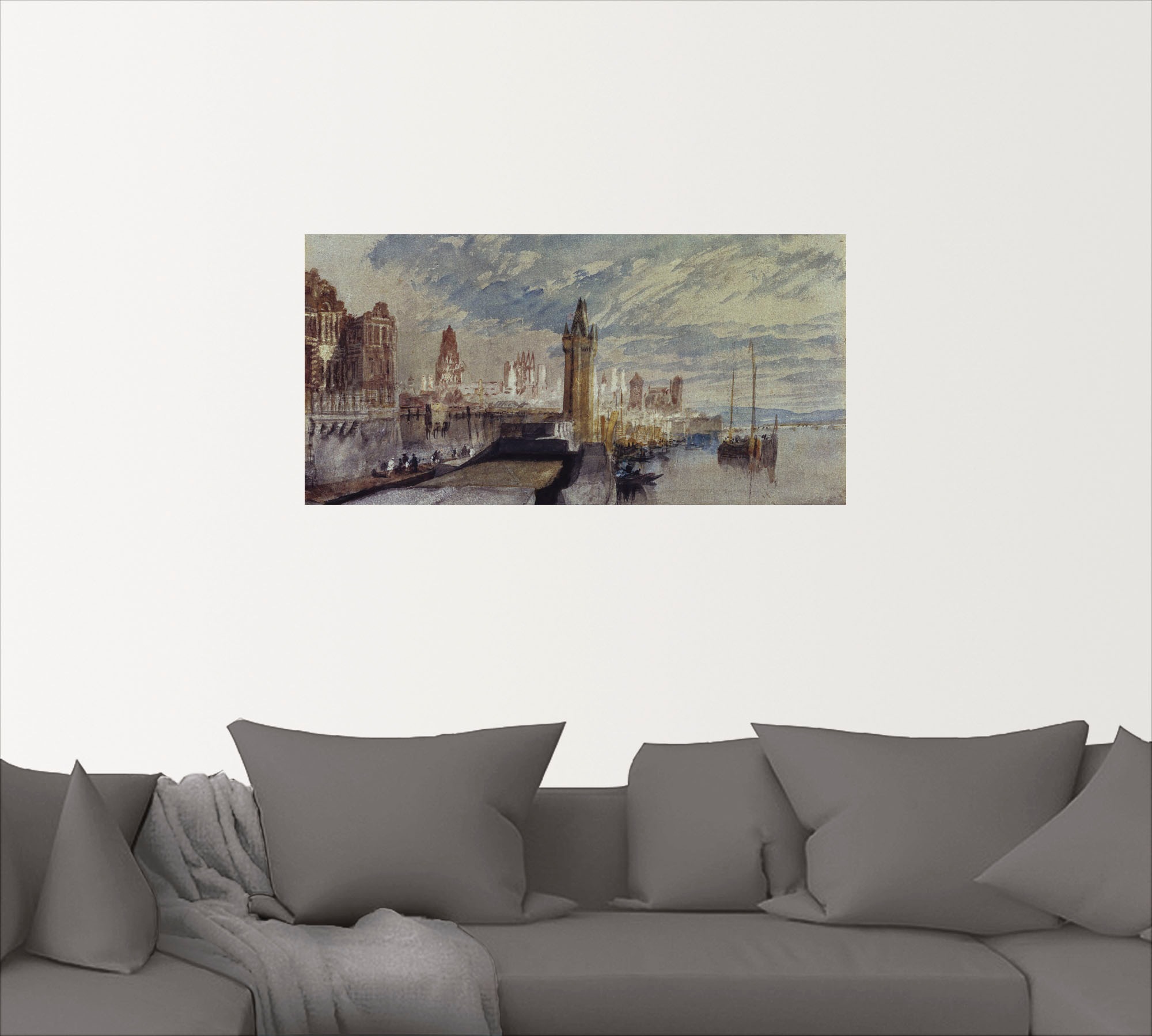 Artland Wandbild »Mainz am Rhein.«, Deutschland, (1 St.), als Leinwandbild, Wandaufkleber oder Poster in versch. Größen