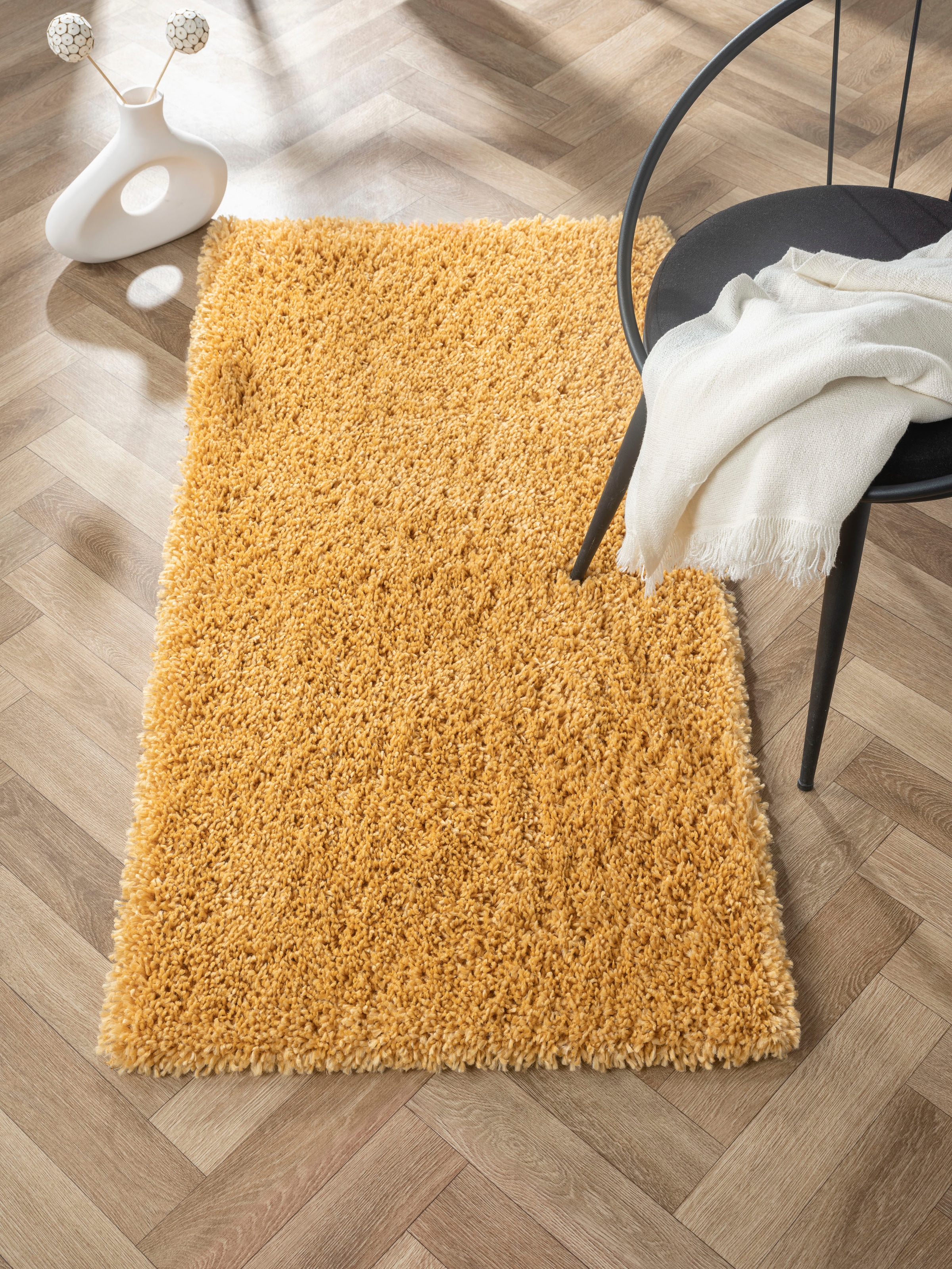 Myflair Möbel & Accessoires Hochflor-Teppich »My Shaggy«, rechteckig, 37 mm günstig online kaufen