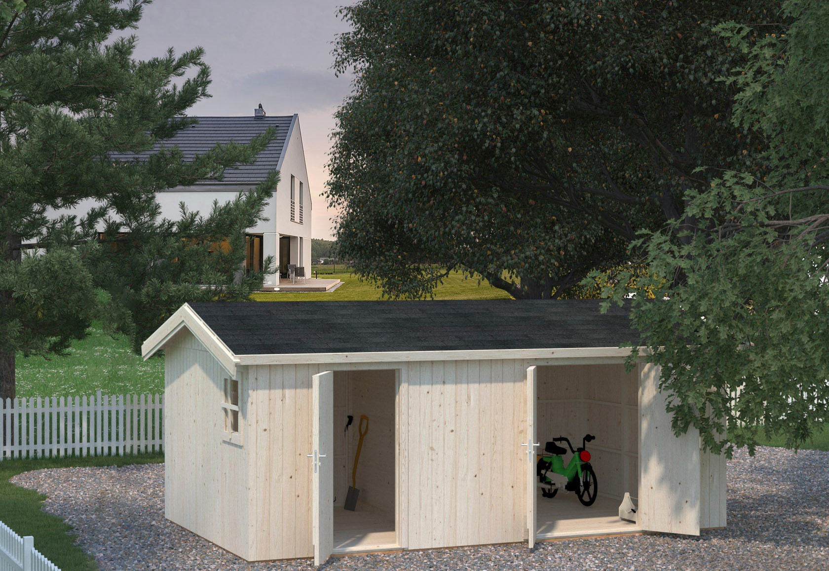 Palmako Gerätehaus »Olaf«, natur