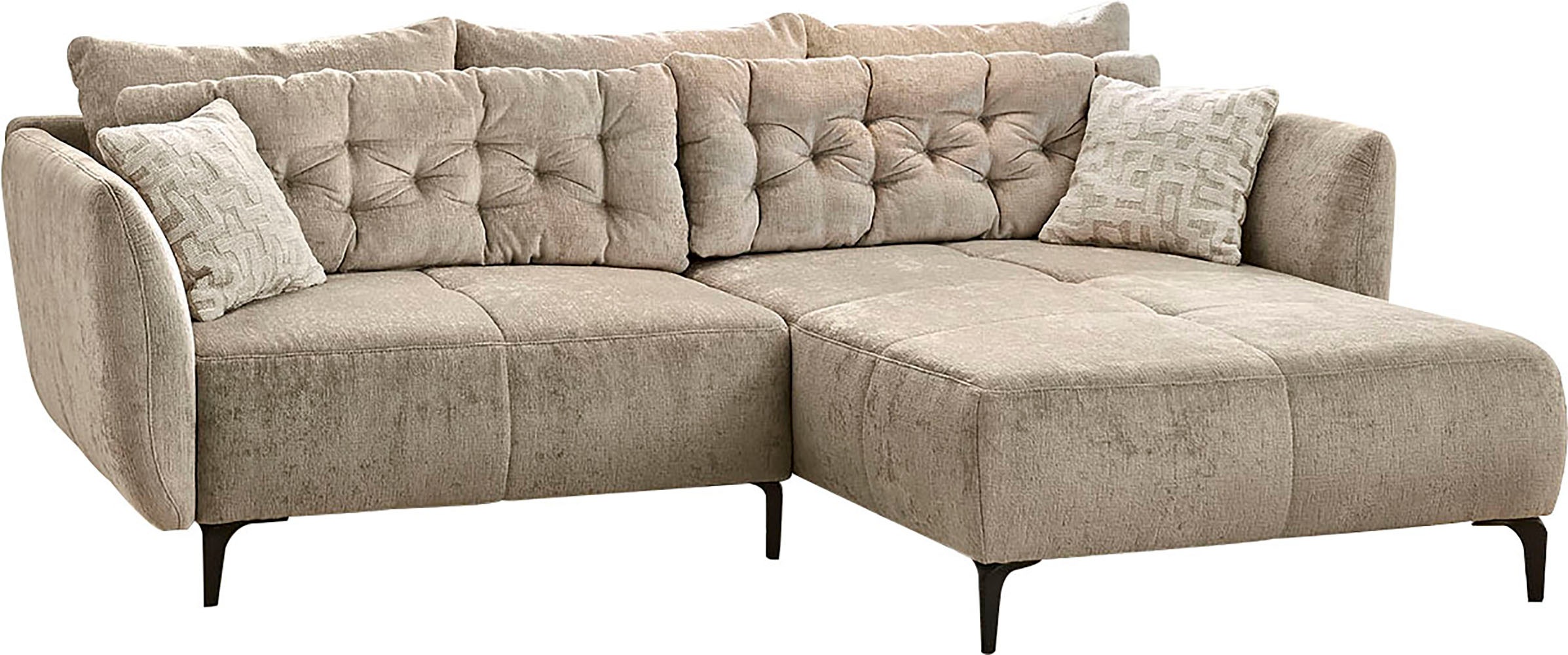 Jockenhöfer Gruppe Ecksofa Salo, im Retrolook, mit 5 Rücken-/Zierkissen günstig online kaufen
