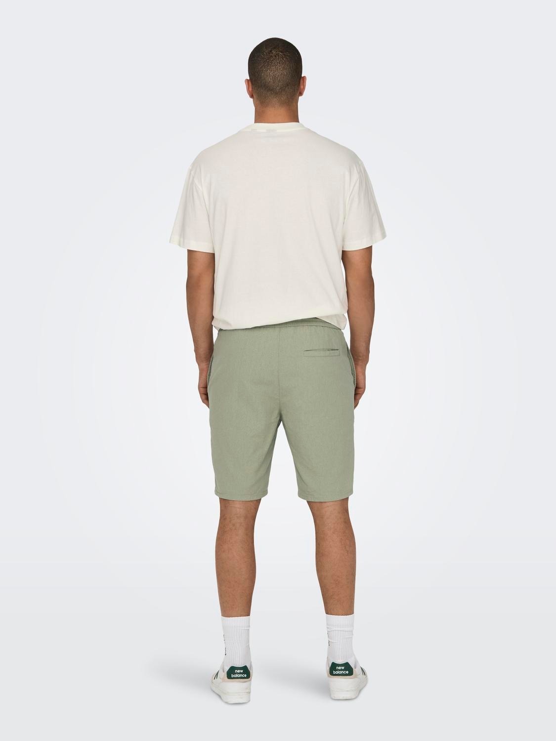 6. Bild von ONLY & SONS Shorts »ONSLINUS 0007 COT LIN SHORTS NOOS«