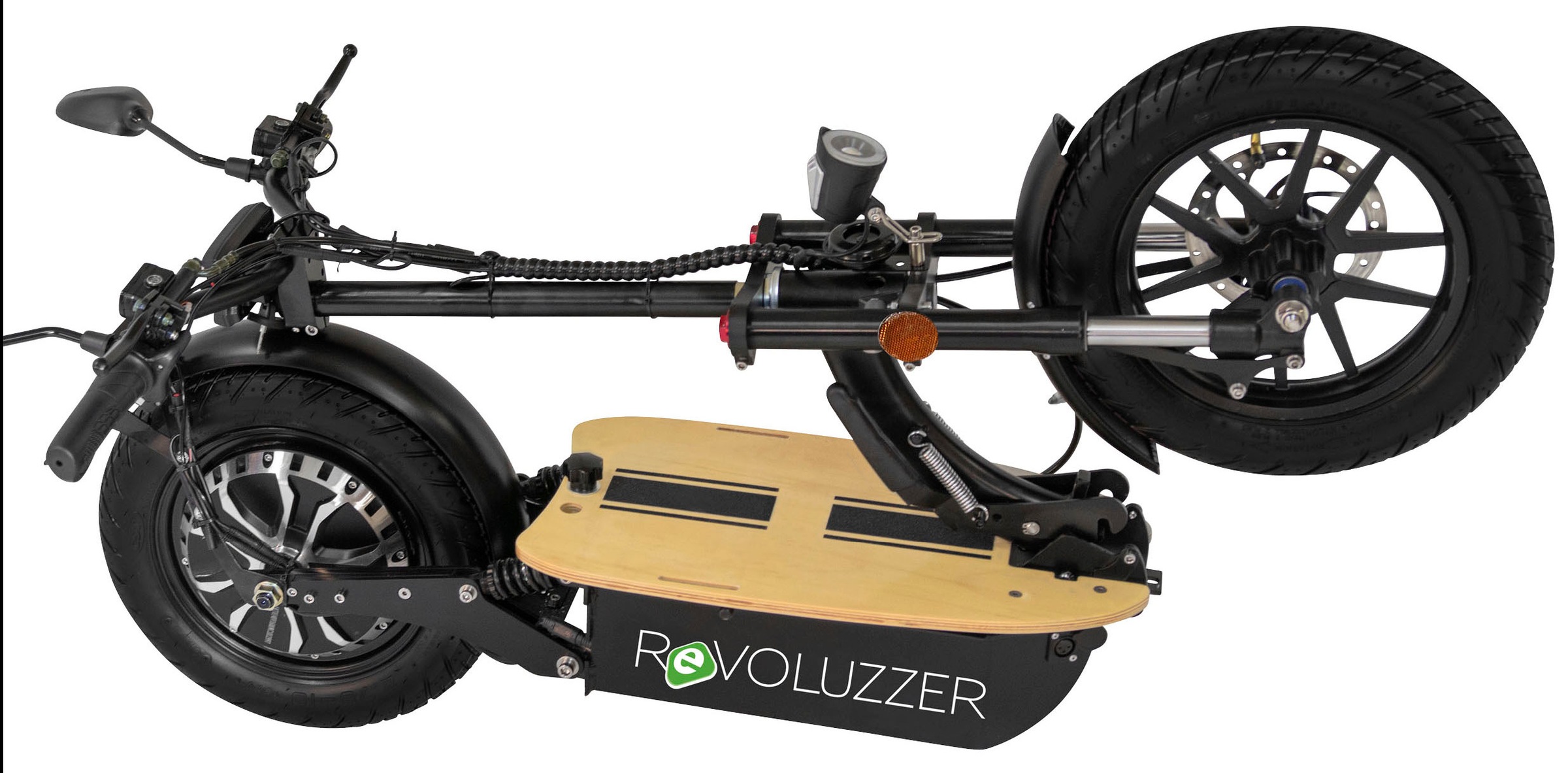 2. Bild von Forca E-Scooter »E-Faltroller Revoluzzer Basic: 48V/15Ah Blei-Gel«, 45 km/h, 30 km, klappbar