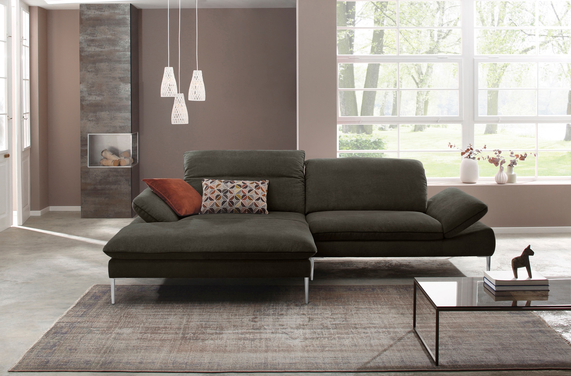 W.SCHILLIG Ecksofa "enjoy&MORE, Designsofa, elegant und bequem, L-Form" mit günstig online kaufen