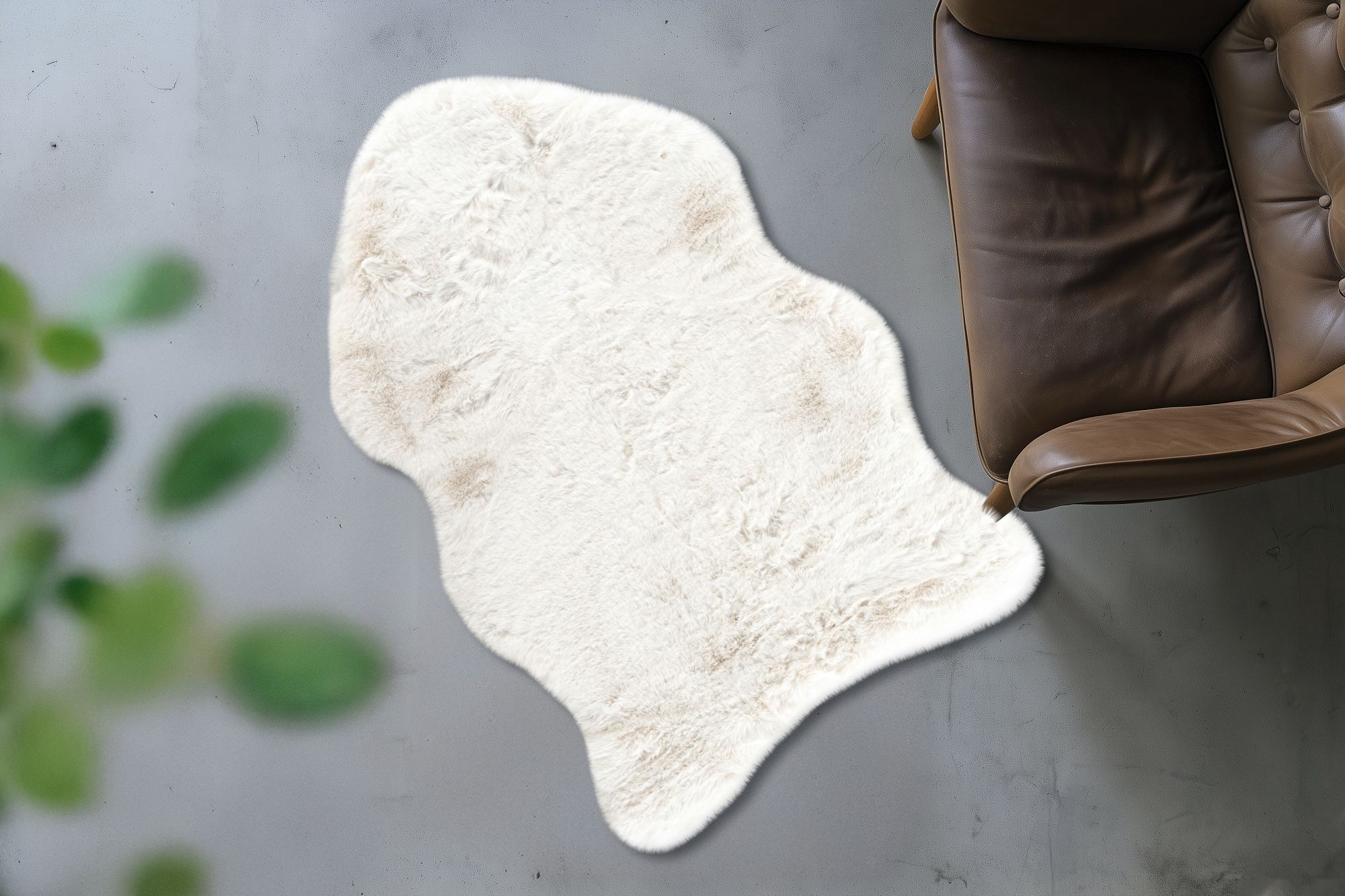 Kayoom Hochflor-Teppich »Boundless 226« tierfellförmig 40 mm Höhe Hochflor, Modernes Muster, Deko, Fußbodenheizungsgeeignet, Wohnzimmer