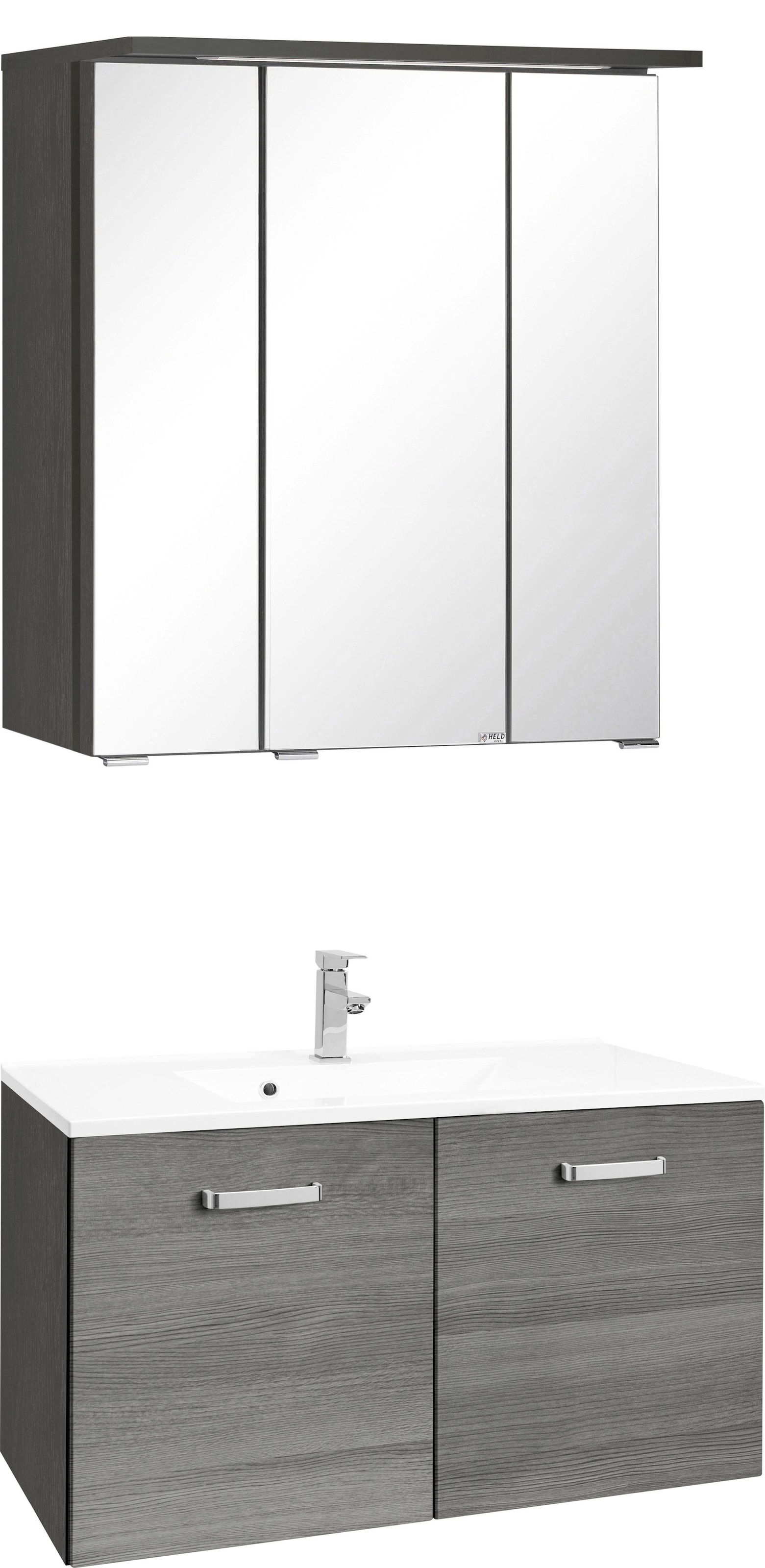 welltime Badmöbel-Set »Ravenna« 2 Stk. tlg. Breite 70 cm, inklusive Bad-Spi günstig online kaufen