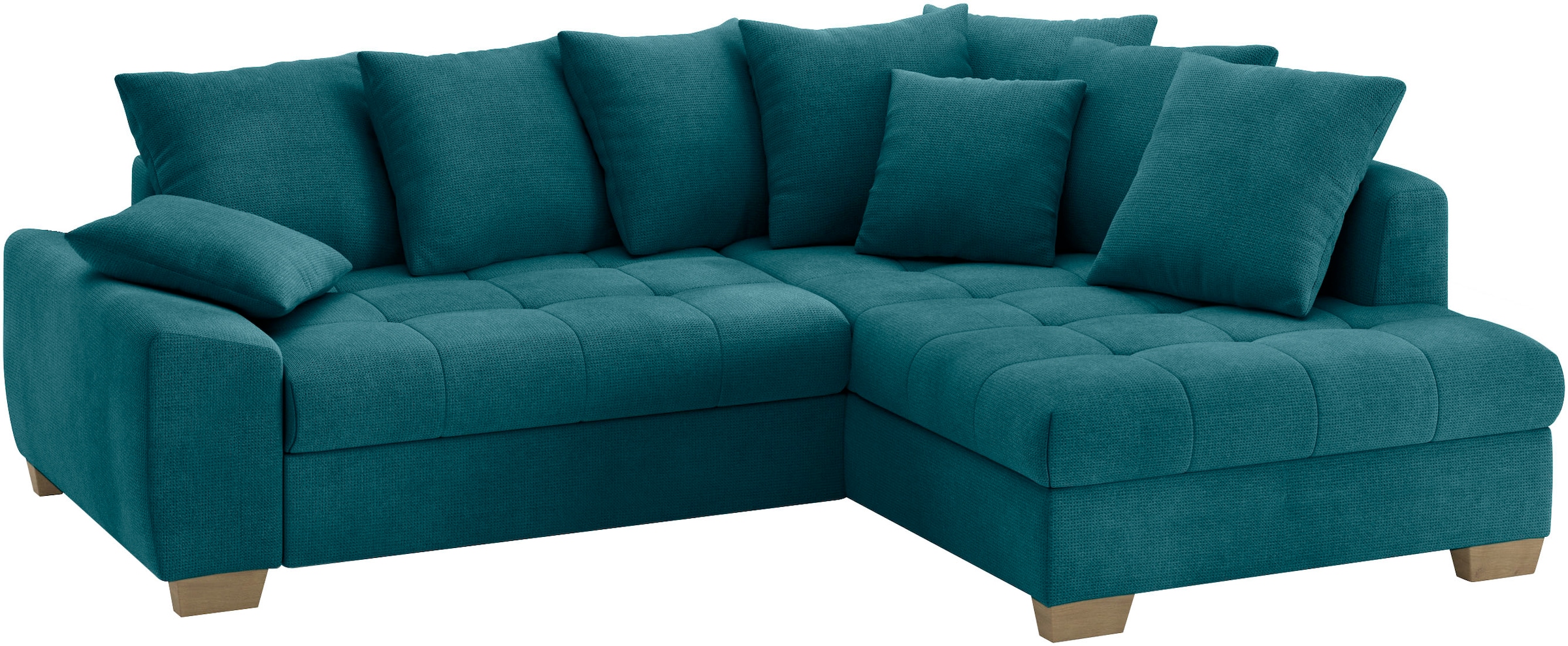 Mr. Couch Ecksofa »Nikita II, L-Form«, Wahlweise mit Bettfunktion, Bettkast günstig online kaufen