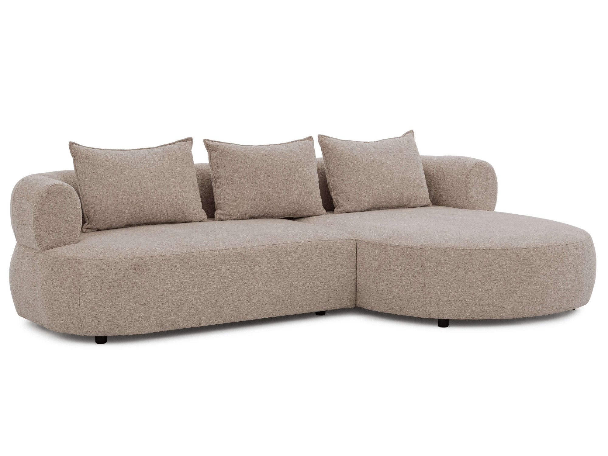Home affaire Ecksofa »LUSSAC L-Form Design-Sofa mit Zierkissen, Maße B/T/H: 257/159/78 cm« hoher Sitzkomfort und modernes Design, Sofa ohne Bettfunktion