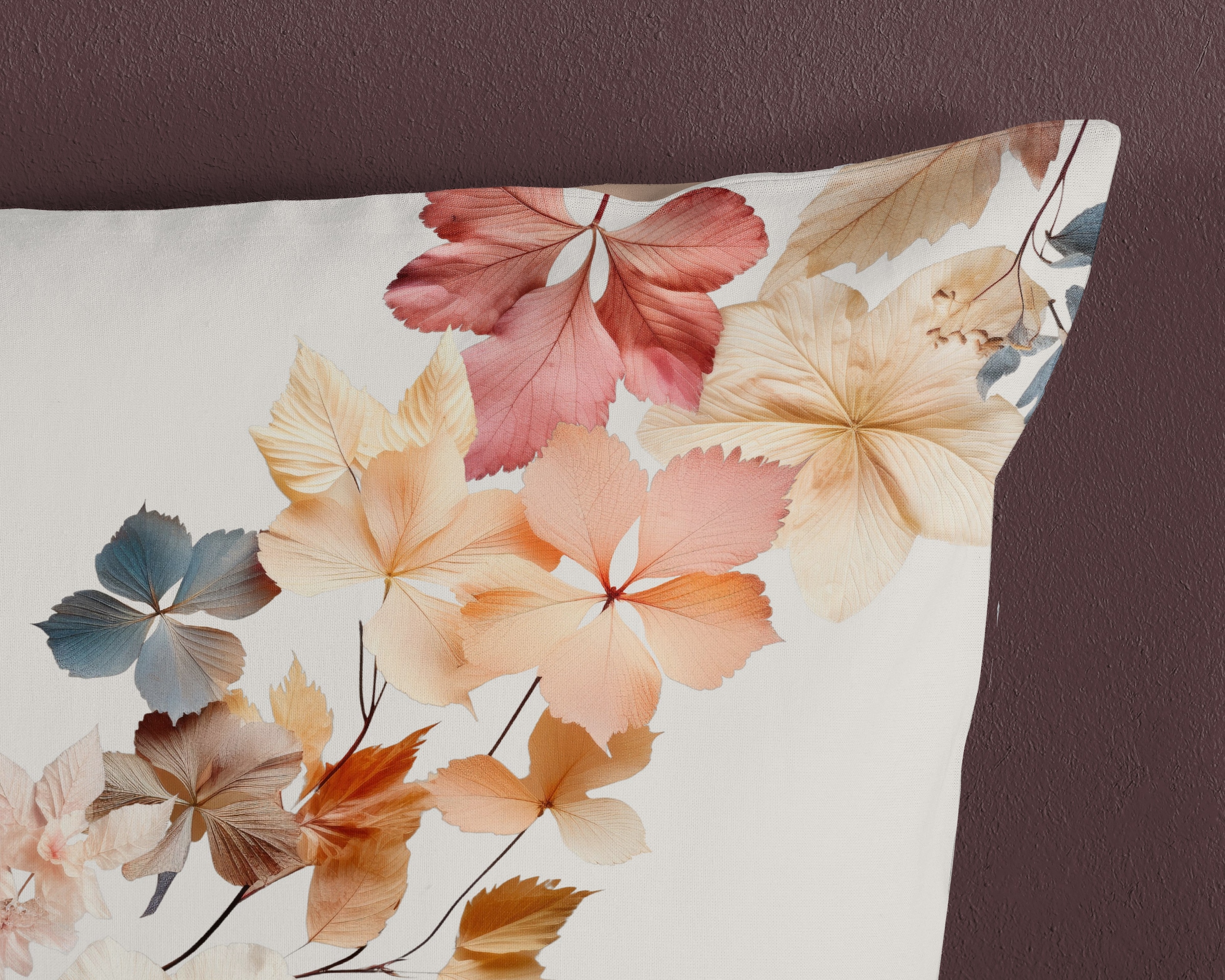 good morning Wendebettwäsche »Cocoo« 2 Stk. tlg. 100% Baumwolle, Renforcé, Reißverschluss, Wendeoptik, Blätter