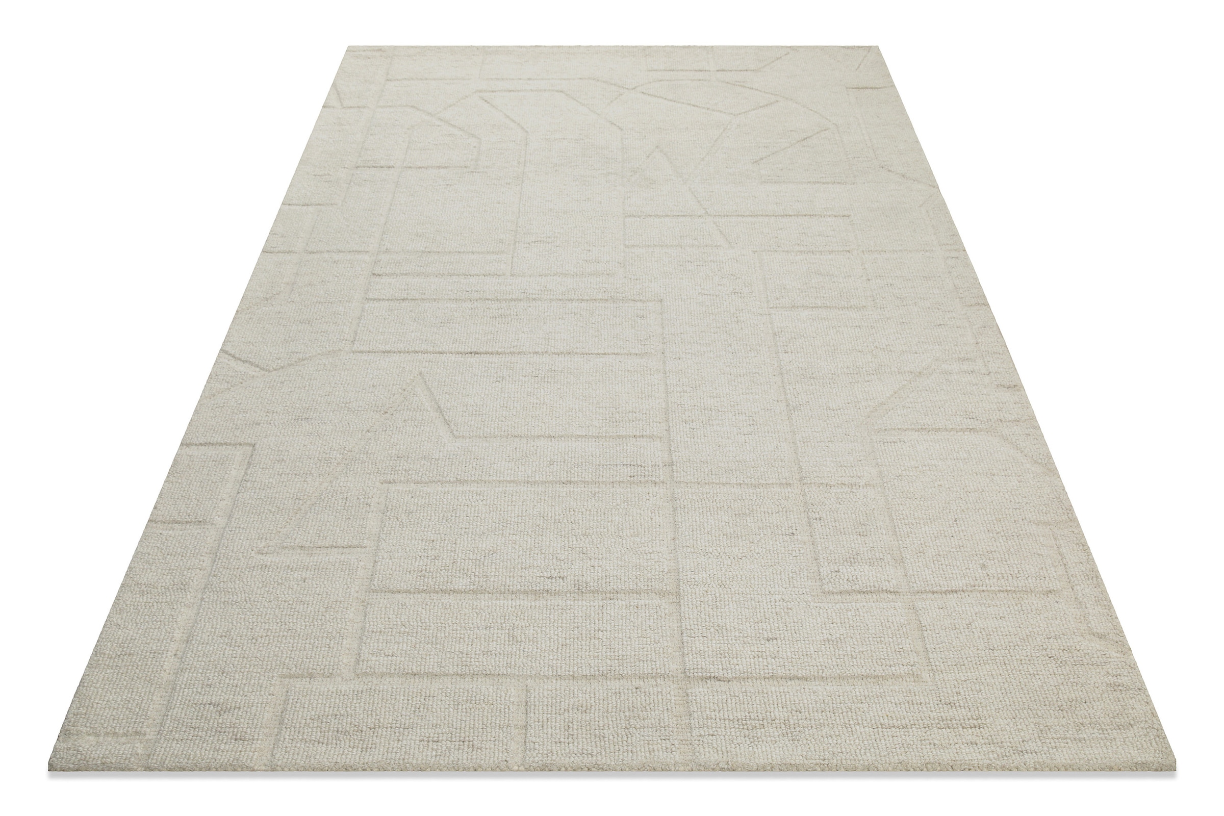 Wecon home Teppich »Hamptons TWENTYEIGHT«, rechteckig, 15 mm Höhe, Läufer, Kurzflor, Wohnzimmer, Schlafzimmer, elegant, robust, Linear