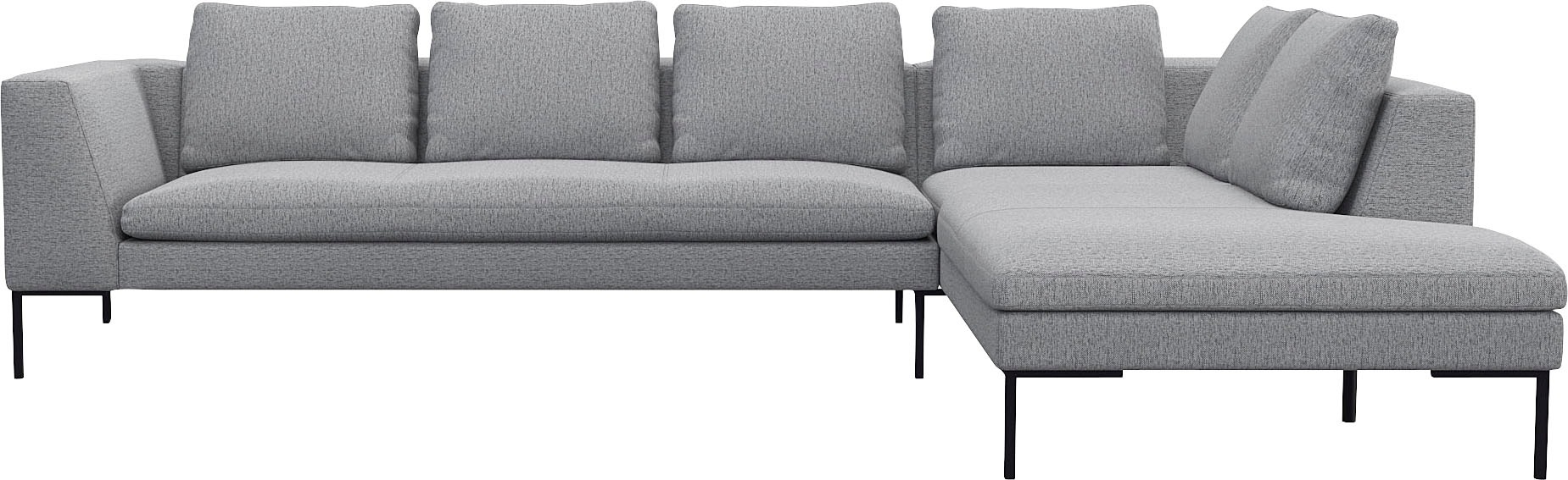 FLEXLUX Ecksofa »Loano, superbequemer Sitzkomfort durch Kaltschaum im Sitz, günstig online kaufen