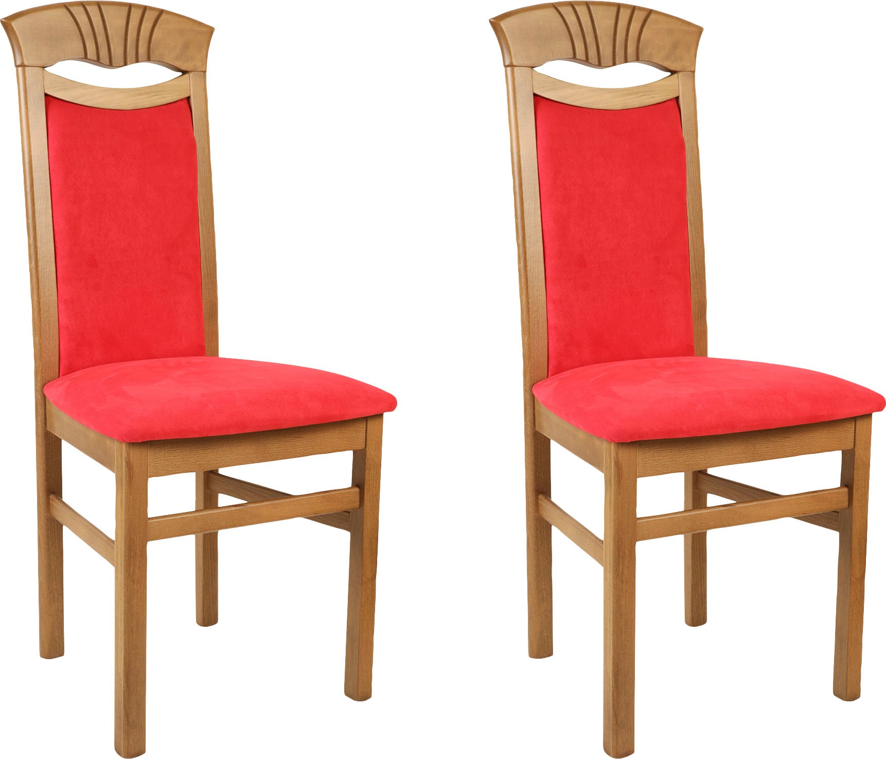 Home affaire Esszimmerstuhl »Franz«, (Set), 2 St., Microfaser, strapazierfä günstig online kaufen