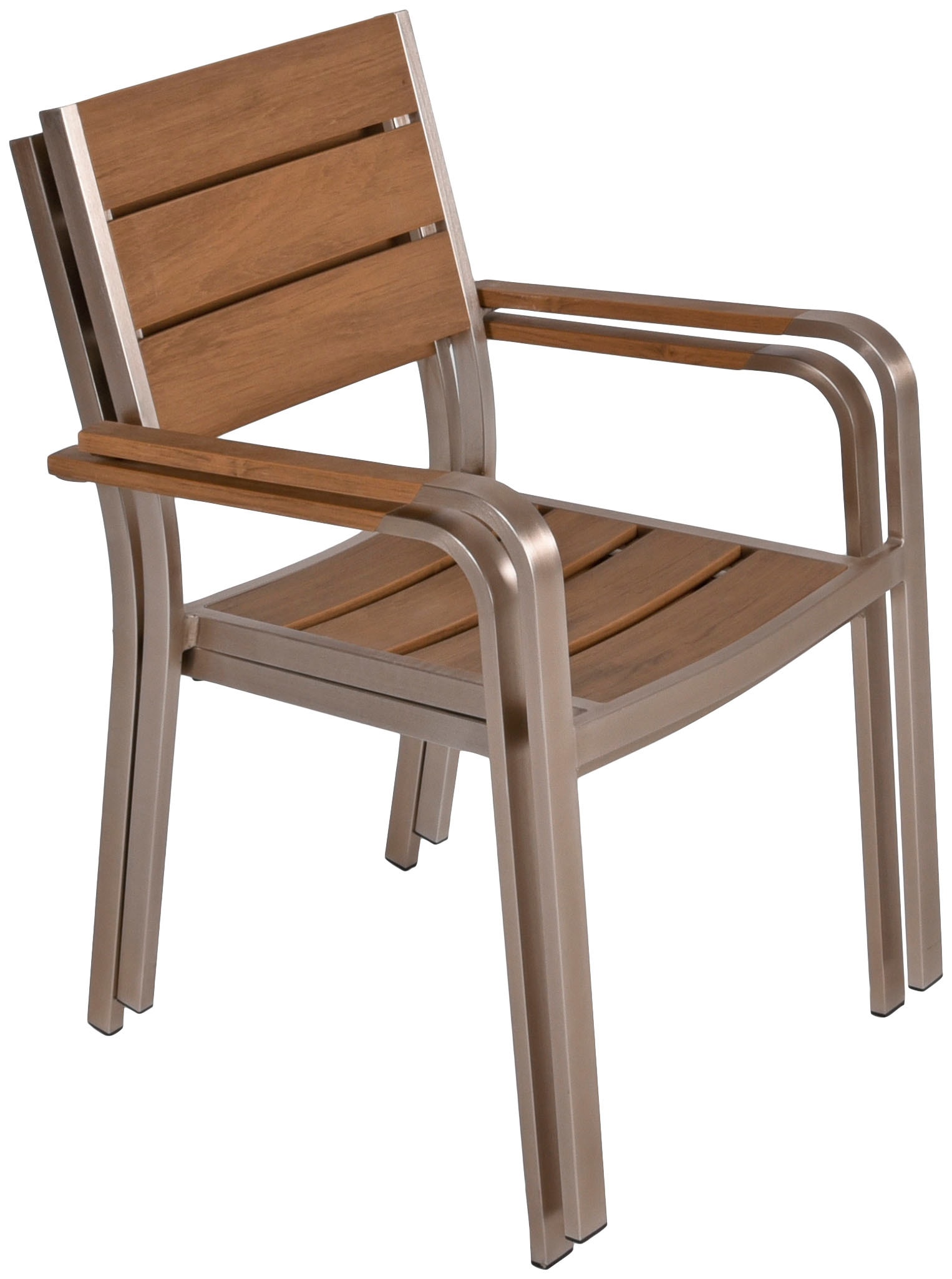 Garden Pleasure Garten-Essgruppe »FLORENCE« 9 Stk. tlg. mit platzsparenden Stapelstühlen