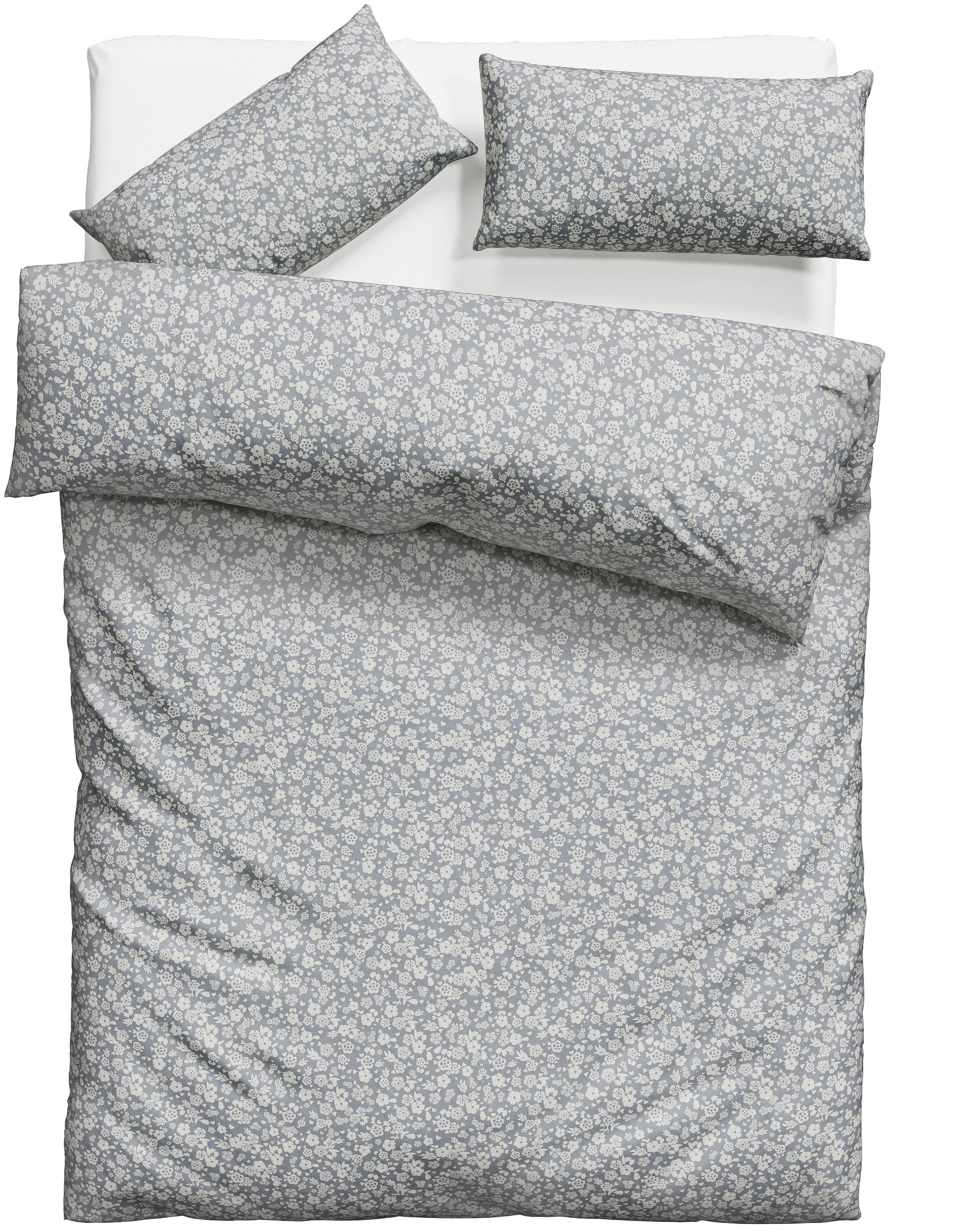 my home Bettwäsche »Mariby« 2 tlg. mit feinem Blümchen Design, skandinavisch, romantische Bettwäsche