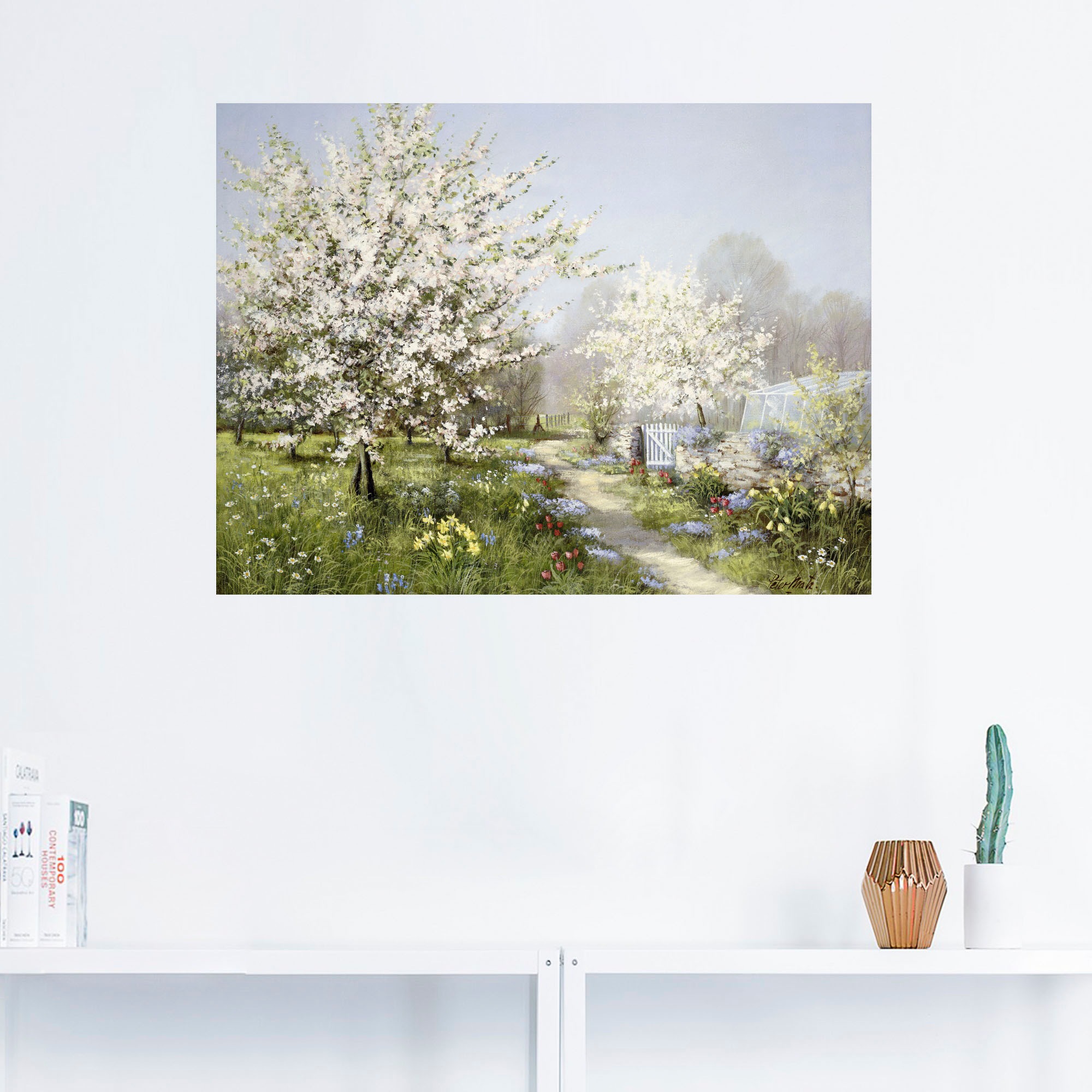 Artland Wandbild »Frühlingsblüten«, Wiesen & Bäume, (1 St.), als Leinwandbild, Poster, Wandaufkleber in verschied. Größen