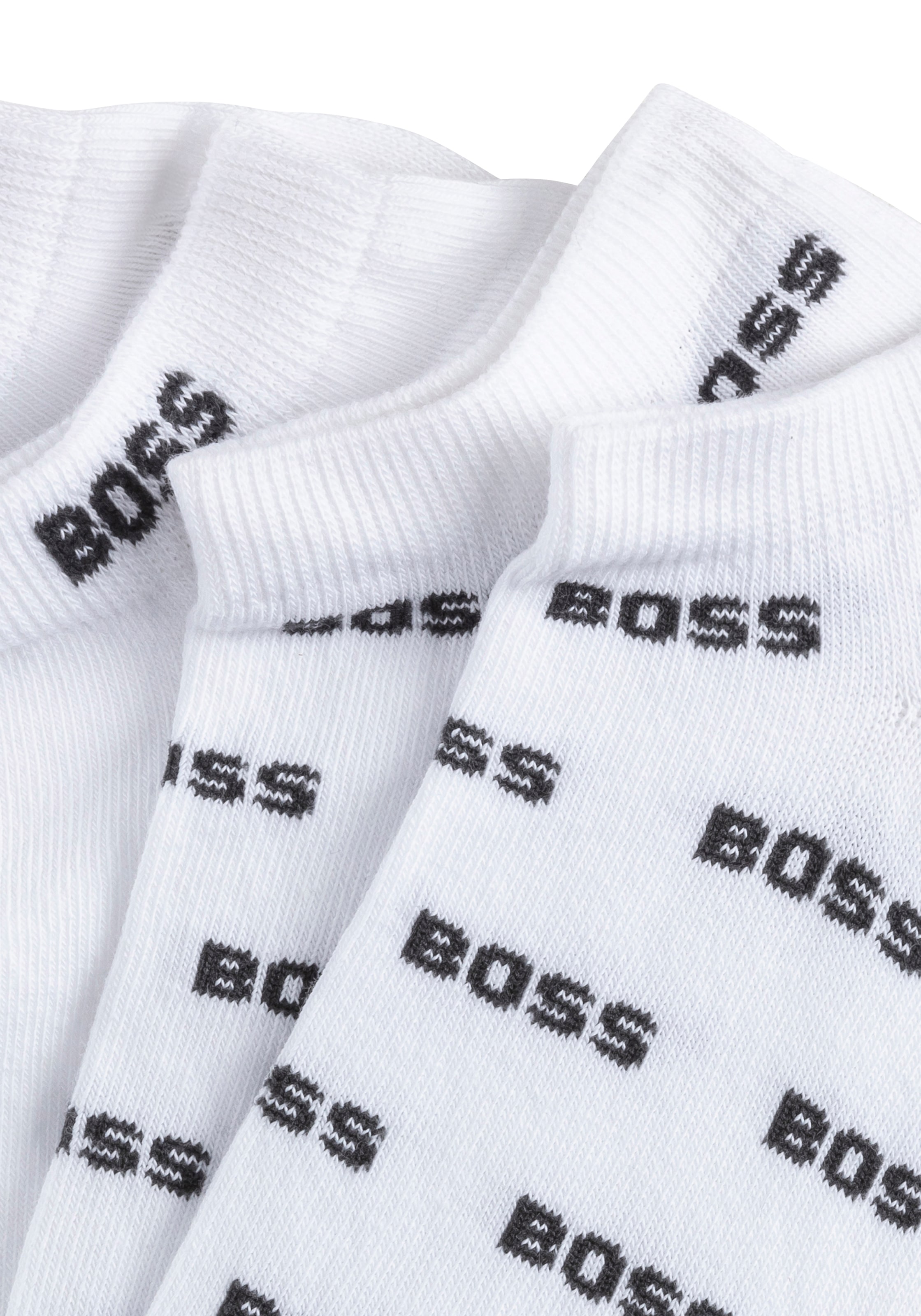 BOSS Freizeitsocken »2P AS Allover CC«, (Packung, 2er), mit Logostickereien