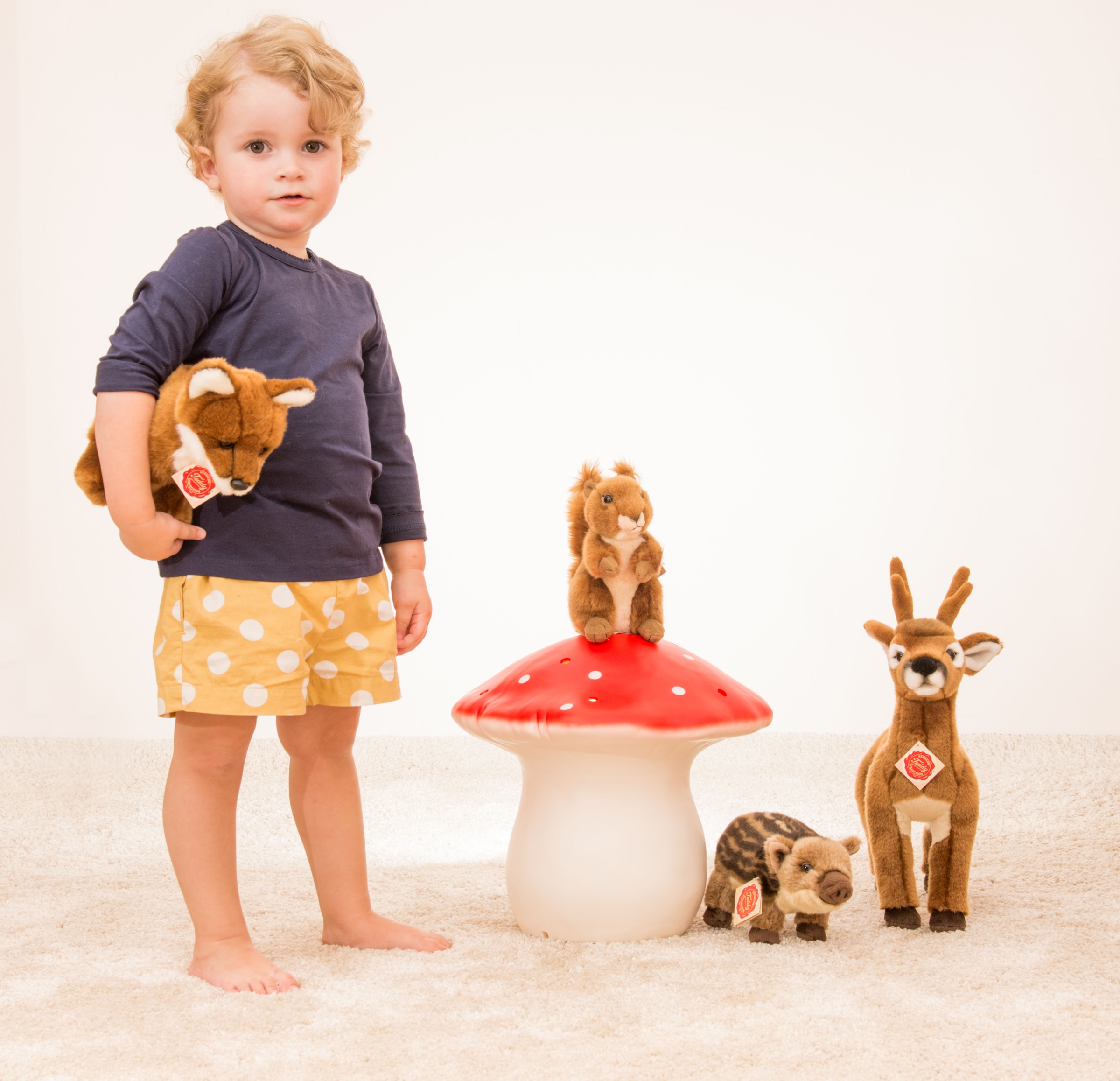 Teddy Hermann® Kuscheltier »Fuchs sitzend rotbraun, 20 cm« zum Teil aus recyceltem Material