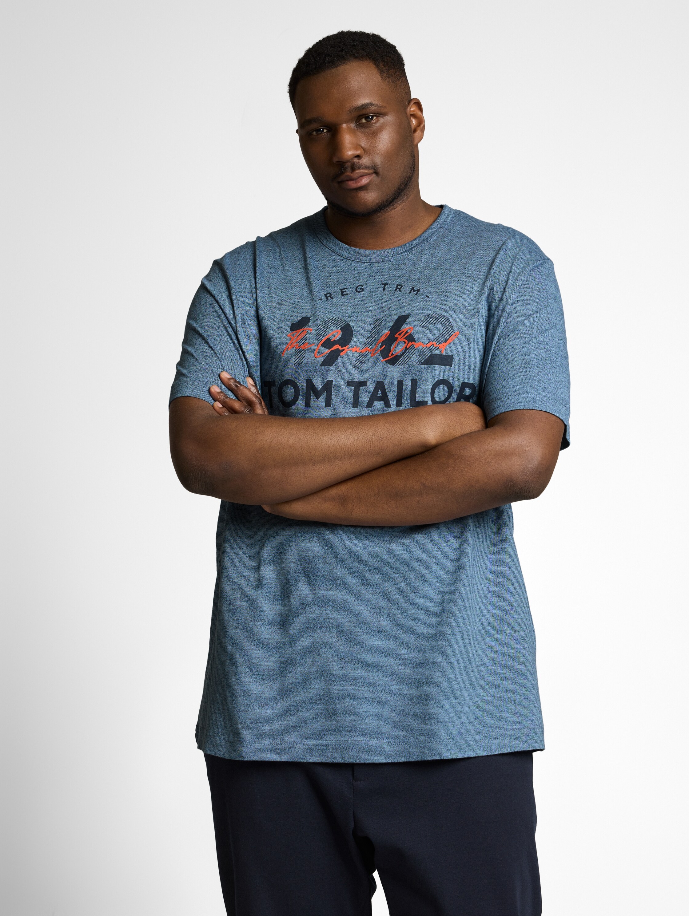 TOM TAILOR PLUS T-Shirt mit Logo Print