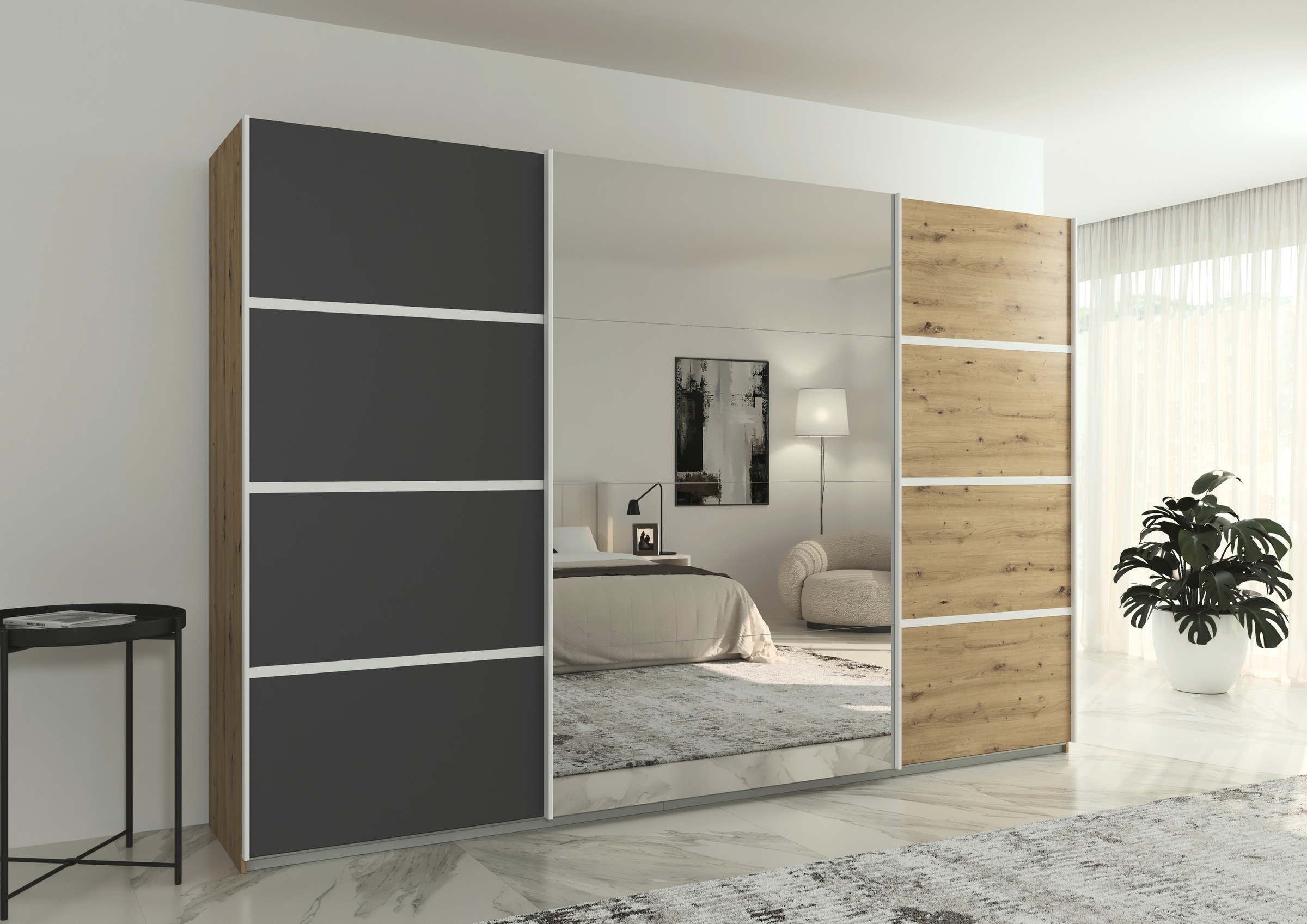 rauch Kleiderschrank »Schwebetürenschrank Garderobe Schrank TOP ANGEBOT Avo günstig online kaufen