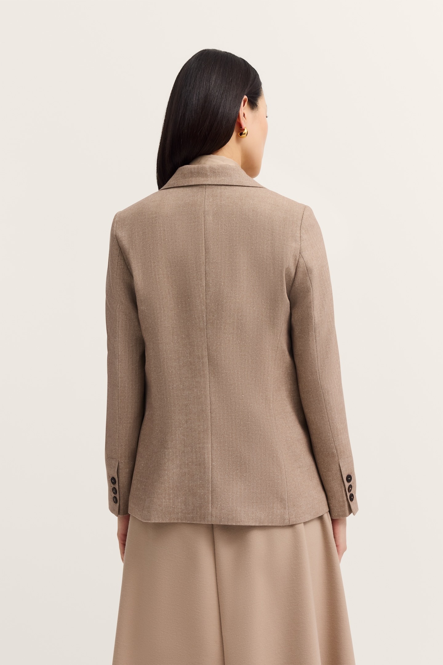 bugatti Kurzblazer »elegant & vielseitig«, mit feinem Fischgrat-Muster