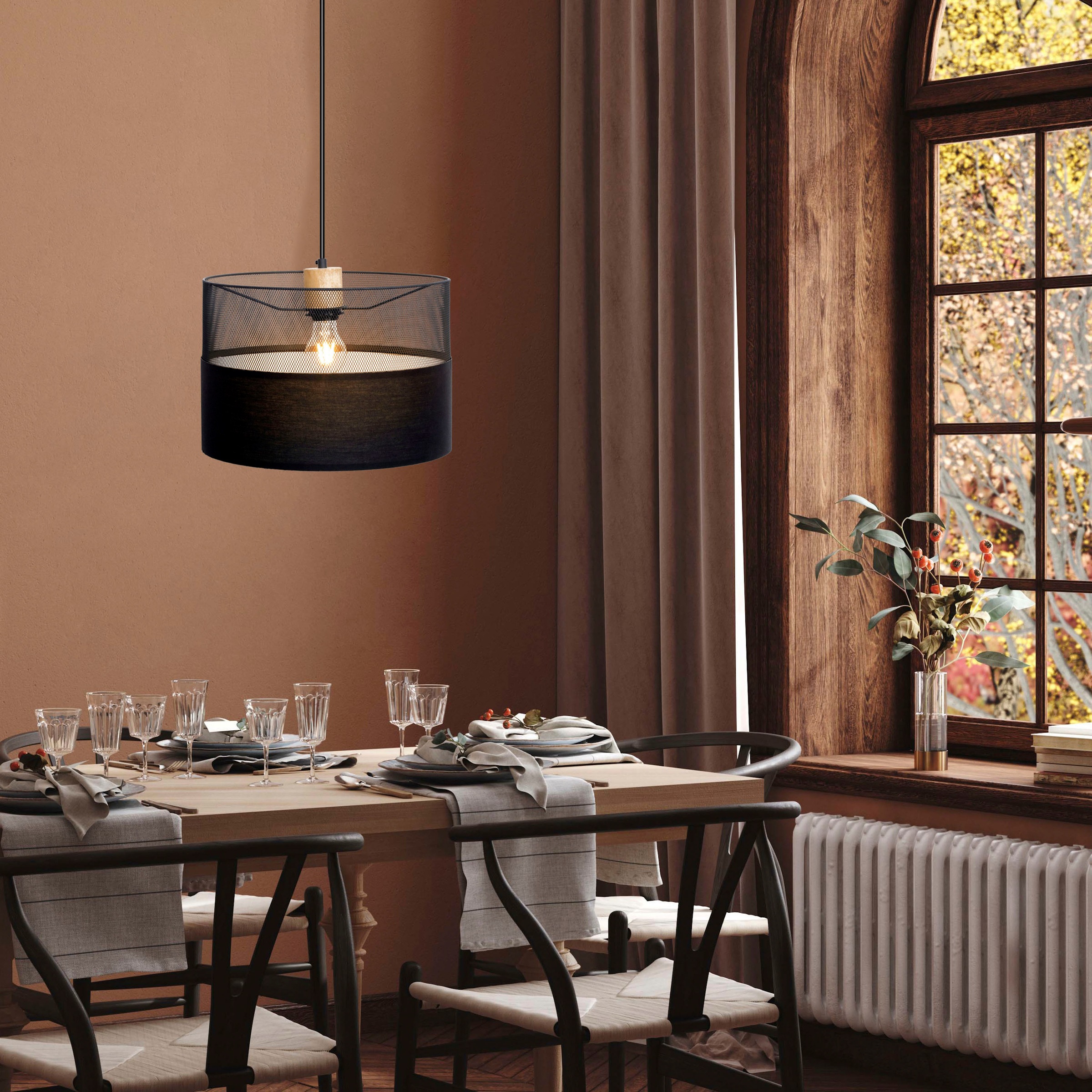 Places of Style LED Pendelleuchte »Acate«, 1 flammig, Leuchtmittel E27   oh günstig online kaufen