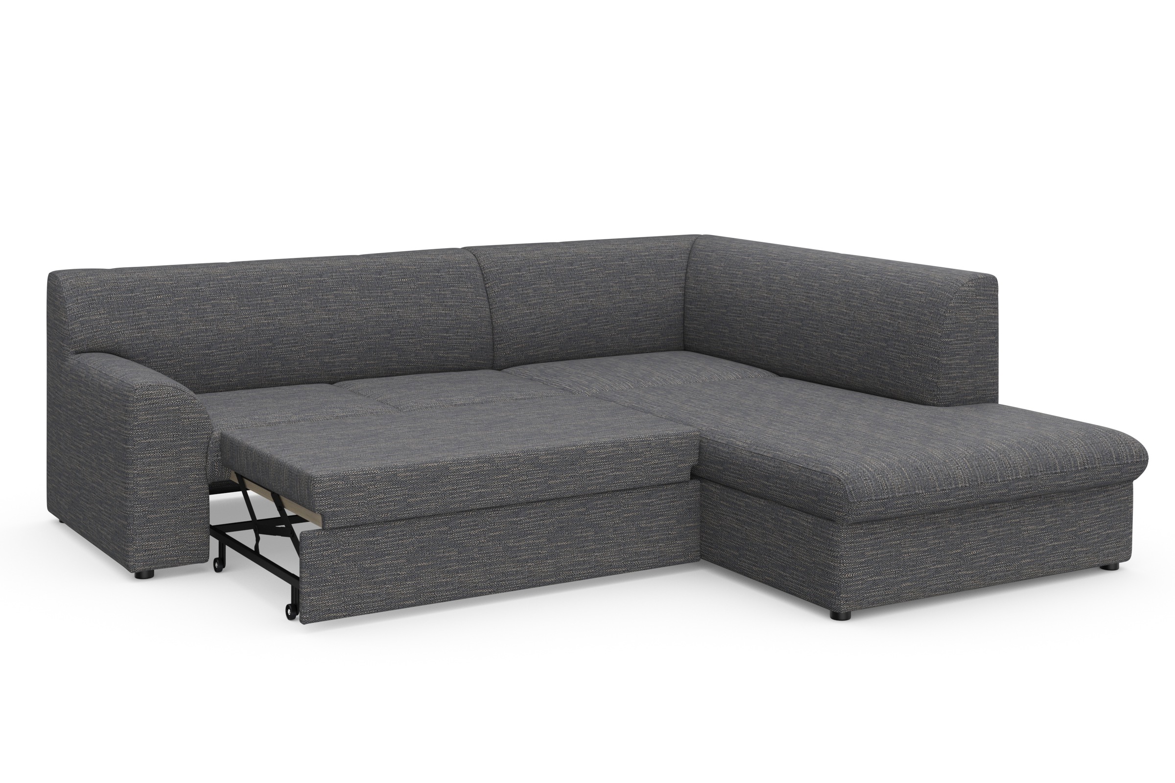 DOMO collection Ecksofa »Topper zeitlos elegant, kompakte Stellmaße, OTTOs Choice, L-Form«, mit Ottomane, wahlweise mit Schlaffunktion