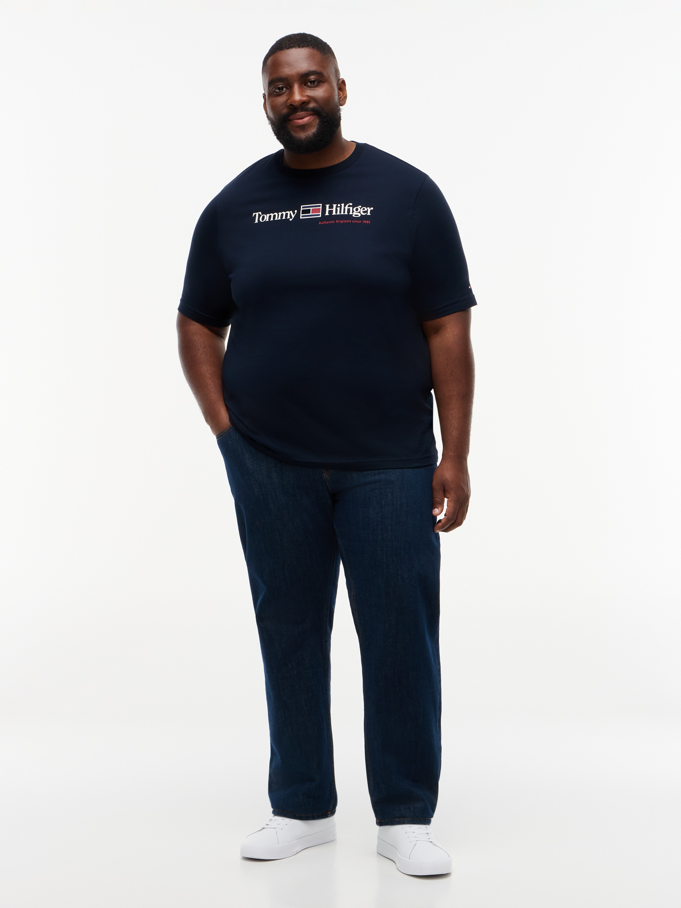 Tommy Hilfiger Big & Tall T-Shirt »BT-BRAND LOVE RWB GRAPHIC« Große Größen