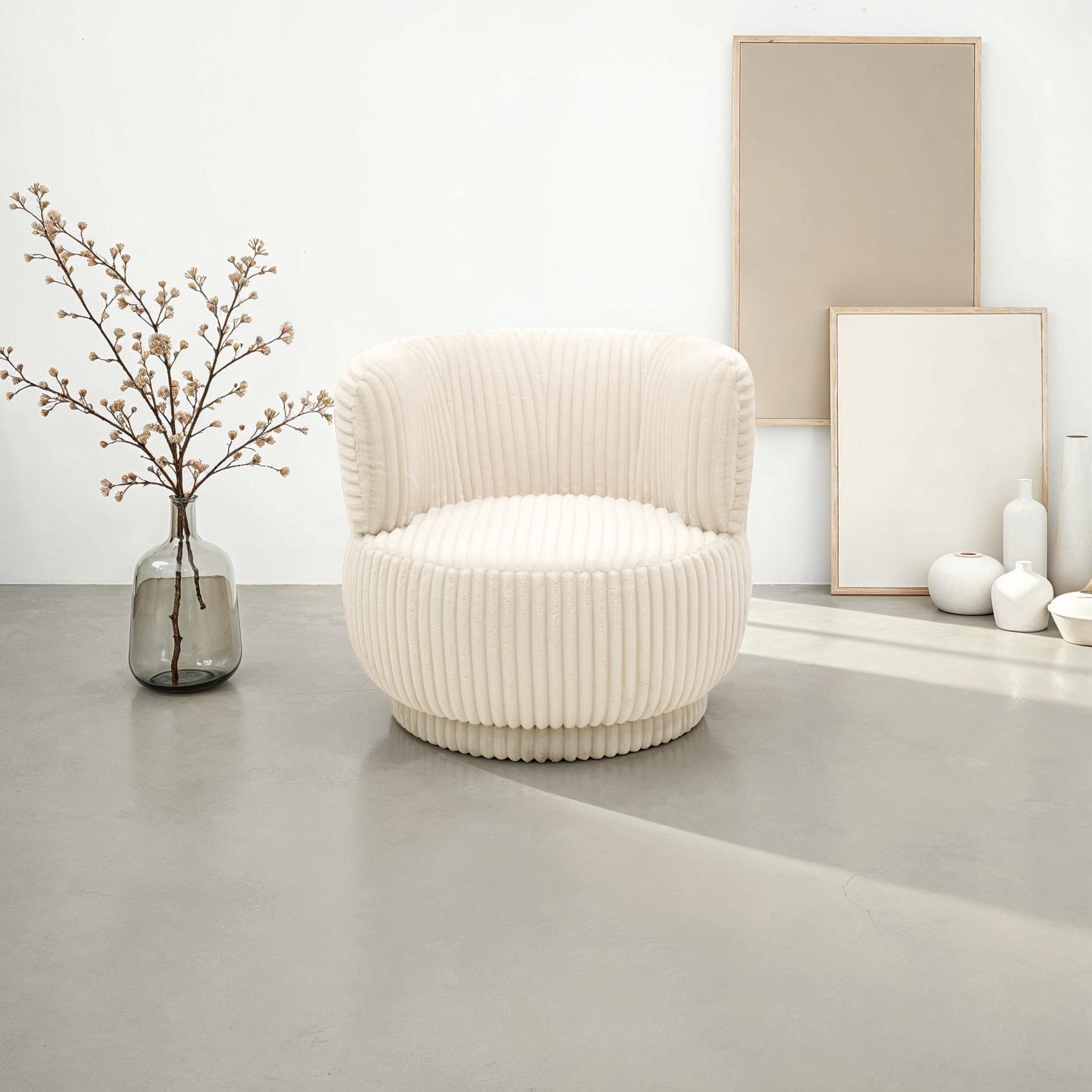 DOMO collection Sessel »Bruges, Loungesessel mit Drehfunktion« günstig online kaufen