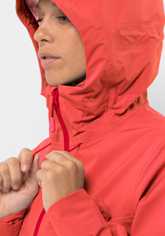 Jack Wolfskin Funktionsjacke »HIGHEST PEAK 3L JKT W«, mit Kapuze