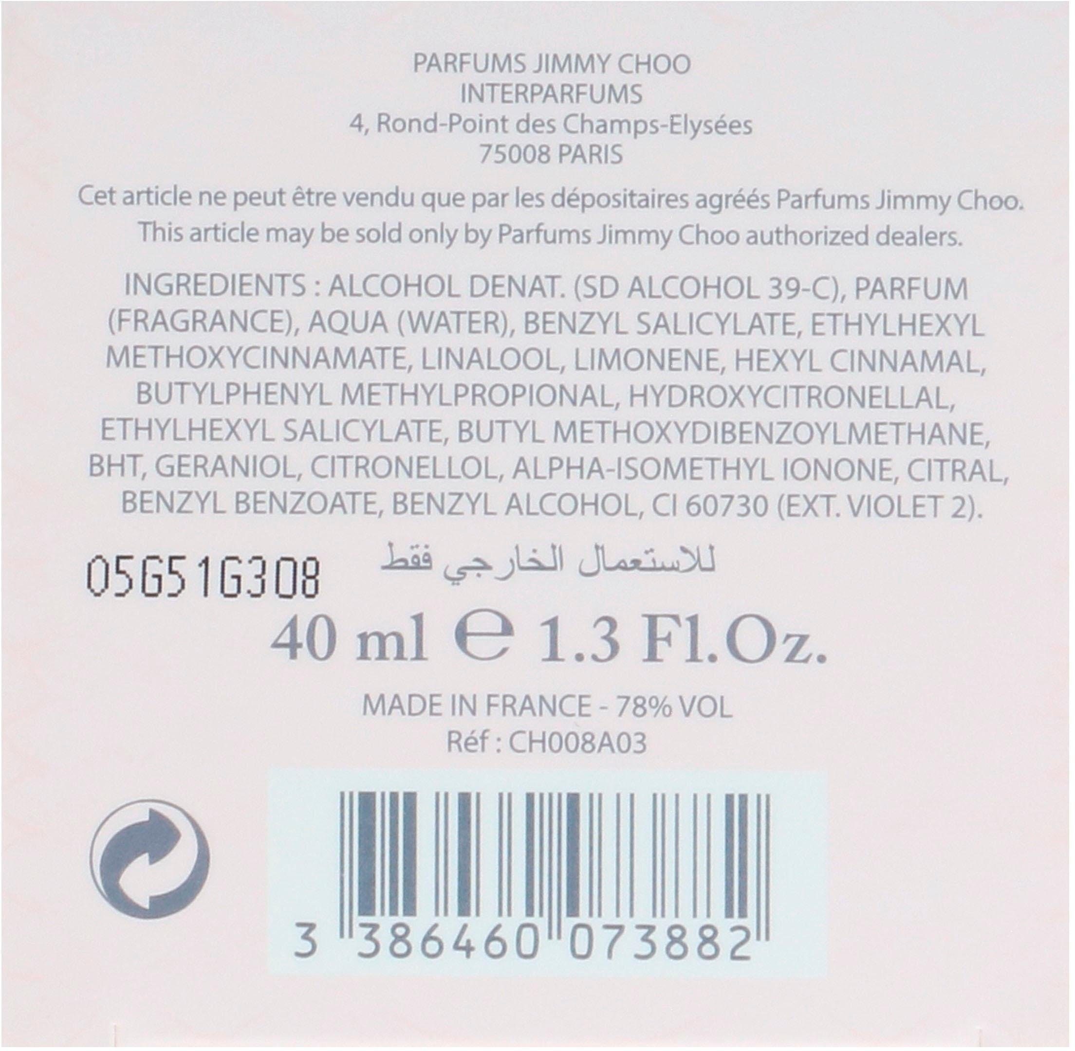 JIMMY CHOO Eau de Toilette »L' Eau«, Blumiger Damenduft mit Bergamotte, Pfingstrose, Nektarine und Moschus.