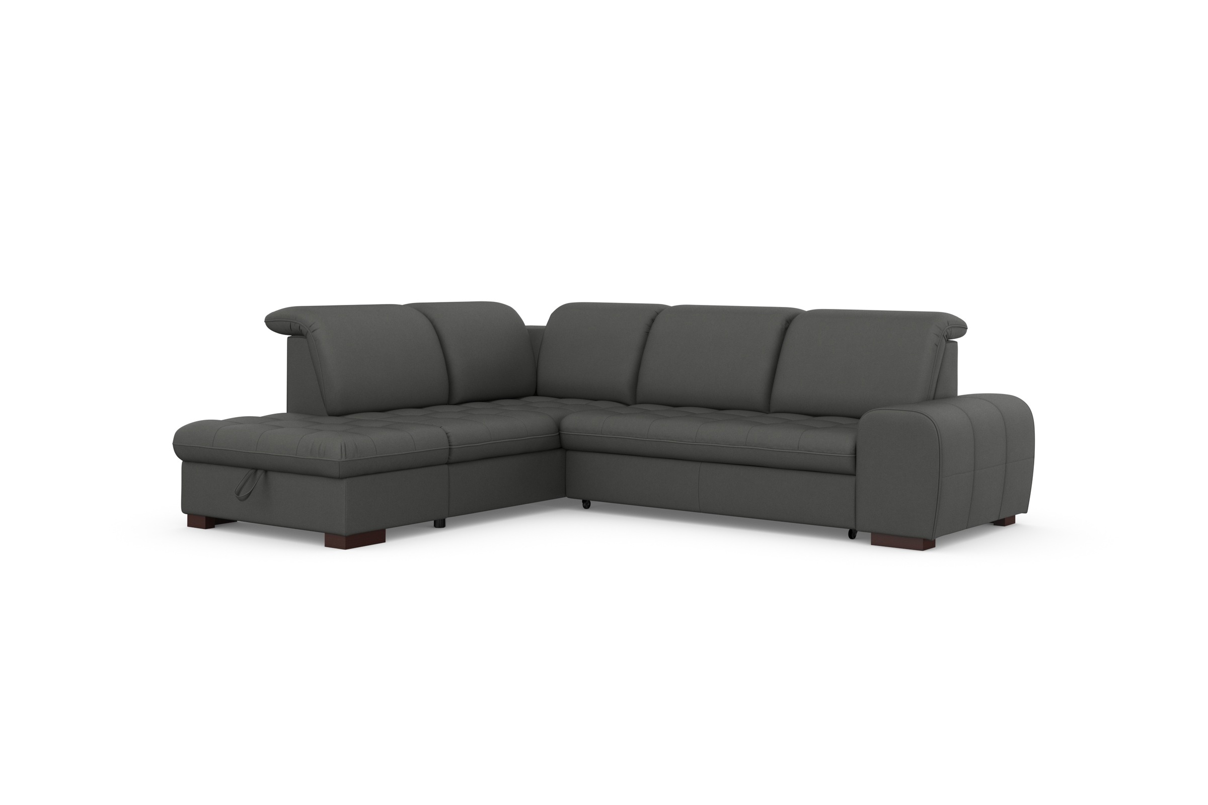 sit&more Ecksofa »Luxor L-Form«, wahlweise mit Bettfunktion, Stauraum und Kopfteilverstellung