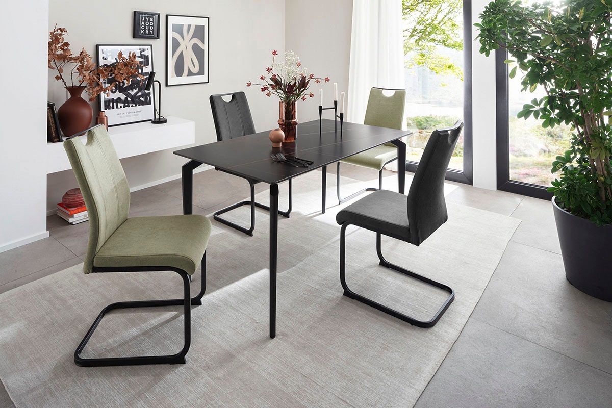 MCA furniture Freischwinger »MCA TERESINA Schwingstuhl mit Griffloch«, Fein günstig online kaufen
