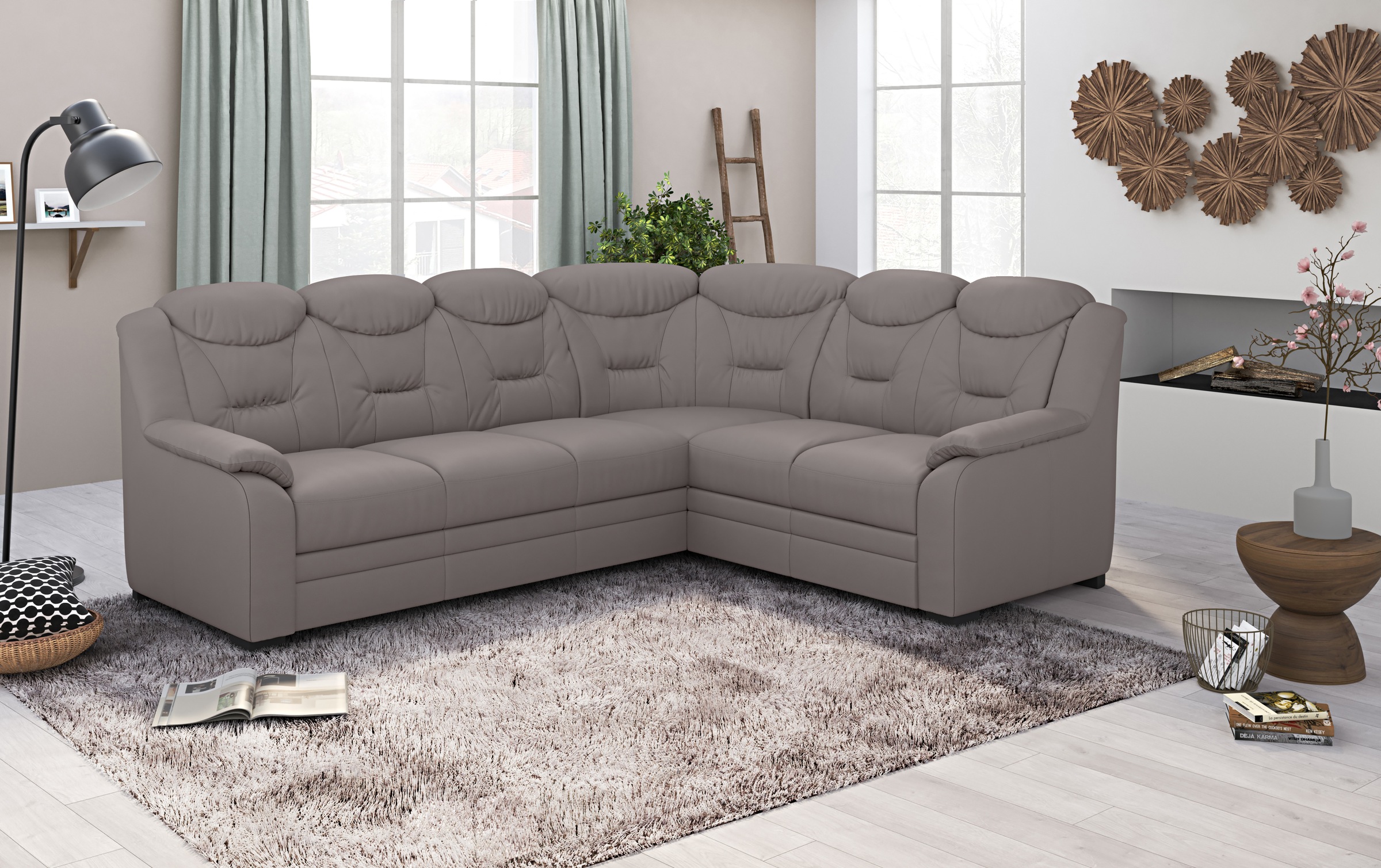 COTTA Ecksofa "Marcus L-Form" wahlweise mit Bettfunktion & Stauraum günstig online kaufen