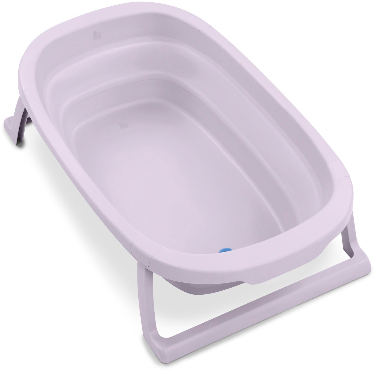 Hauck Babybadewanne »Wash N Fold M, Lavender«, Faltbadewanne mit Wassertemperaturmessung am Ablaufstopfen