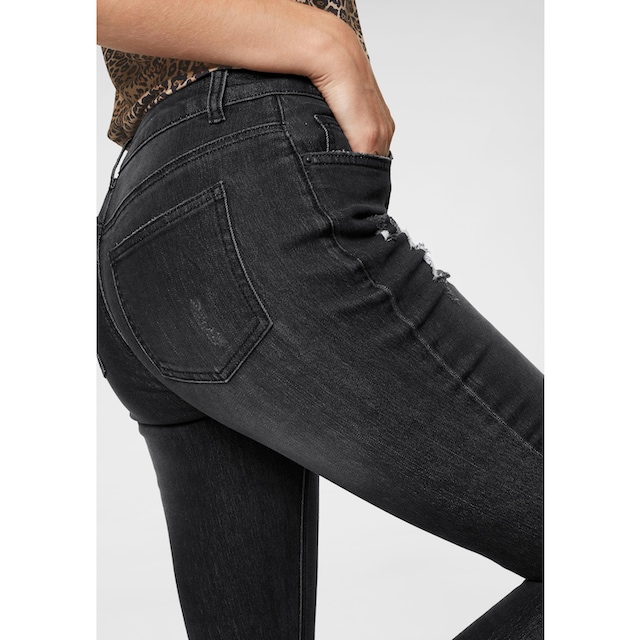 online Aniston bestellen CASUAL mit Destroyed-Effekt Skinny-fit-Jeans,