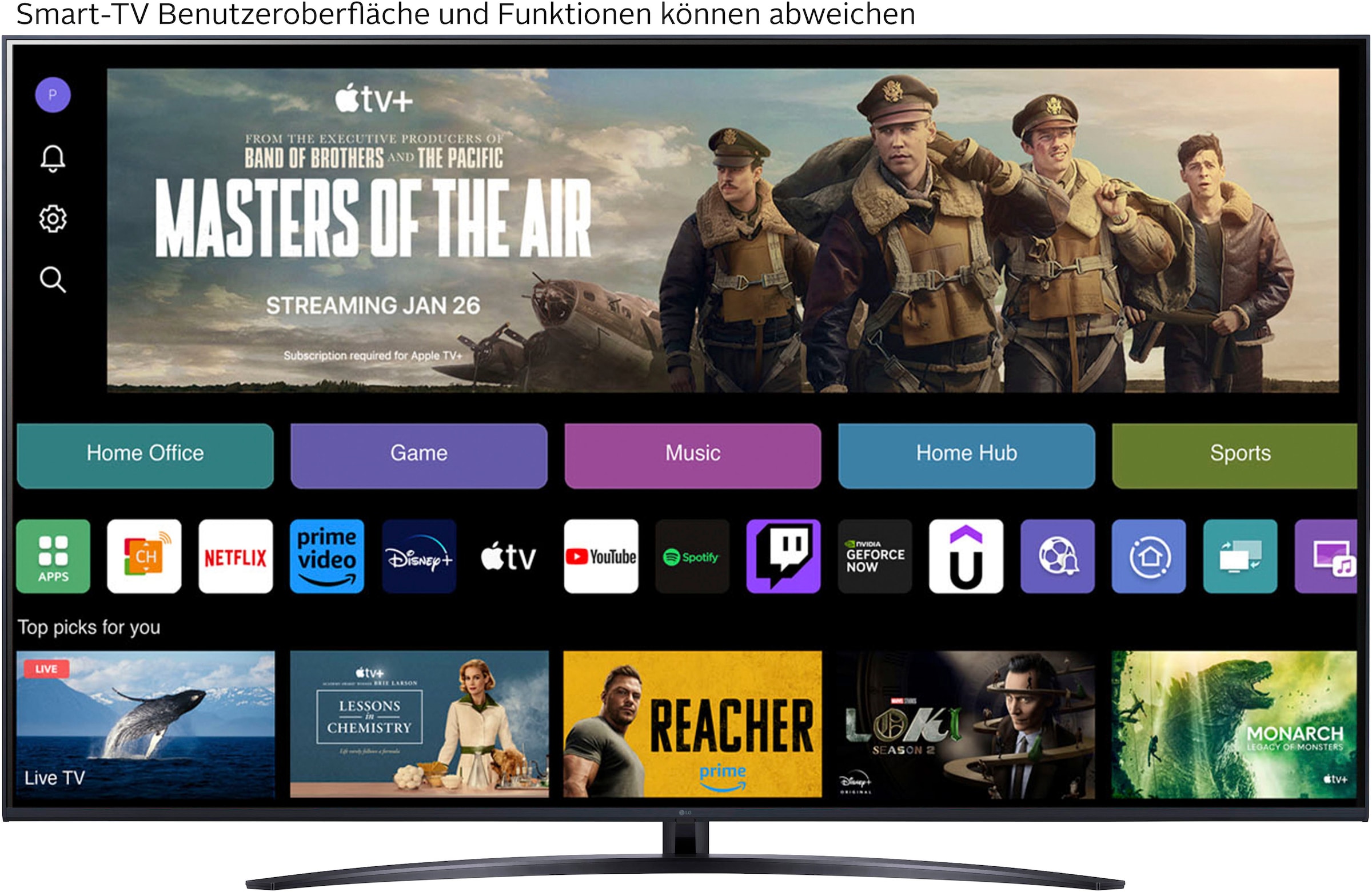 LG LED-Fernseher »75UT81006LA«, 4K Ultra HD, Smart-TV