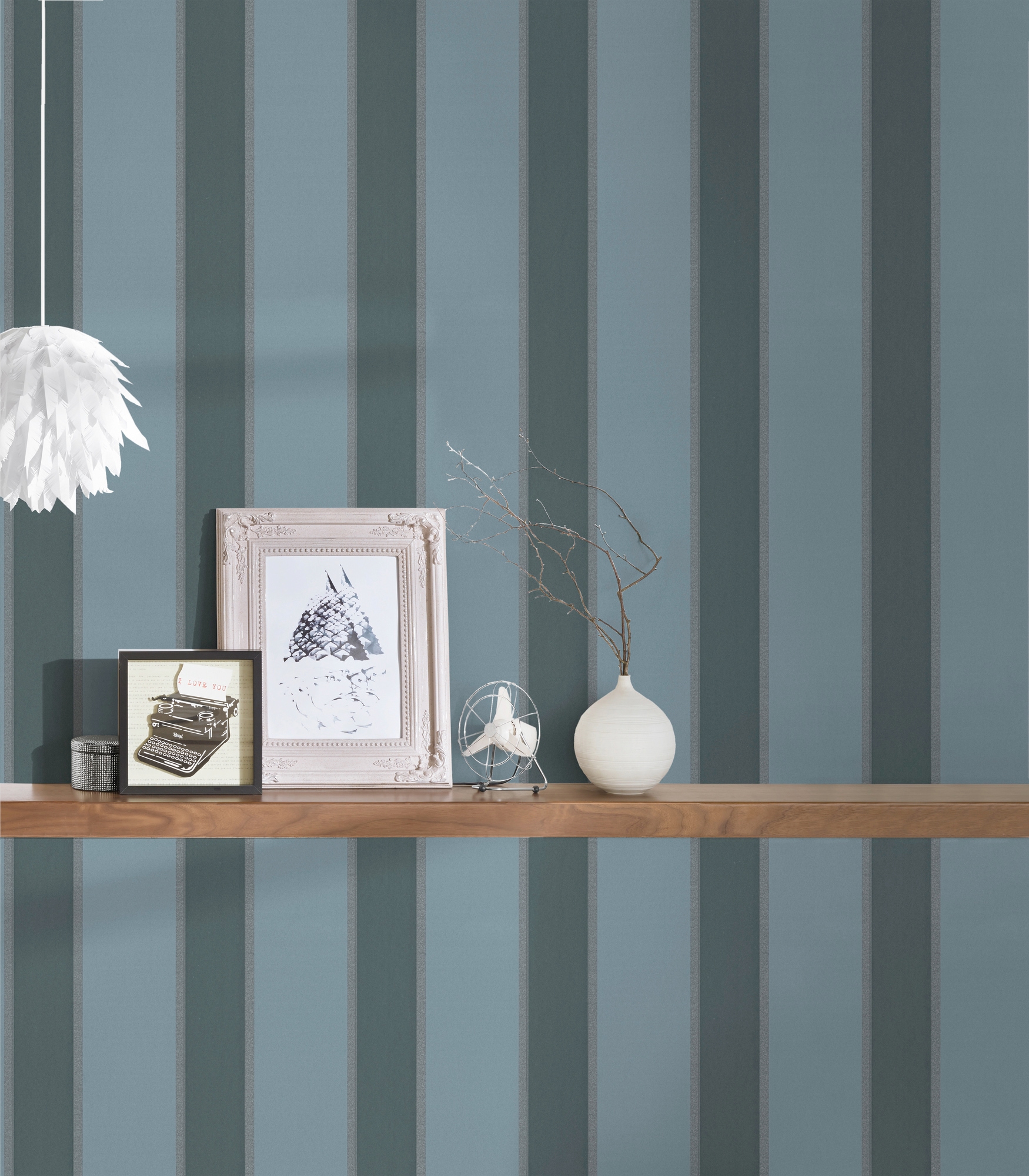 Architects Paper Vliestapete »Alpha«, gestreift-matt-glänzend, Tapete Streifen Tapeten Wohnzimmer Schlafzimmer Küche Flur Design Büro
