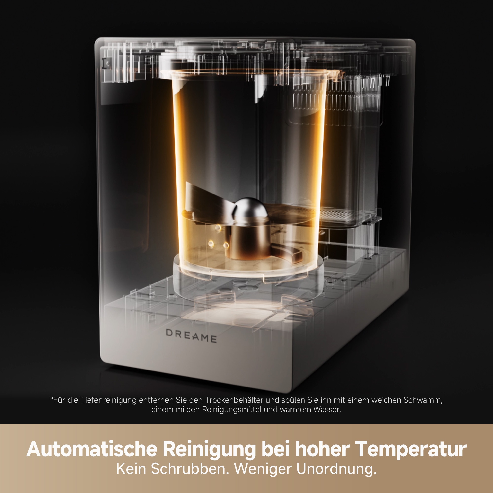 Dreame Komposter »SF25 Food Disposer« Dreiklingensystem, Aktivkohlefilter, Automatische Reinigung