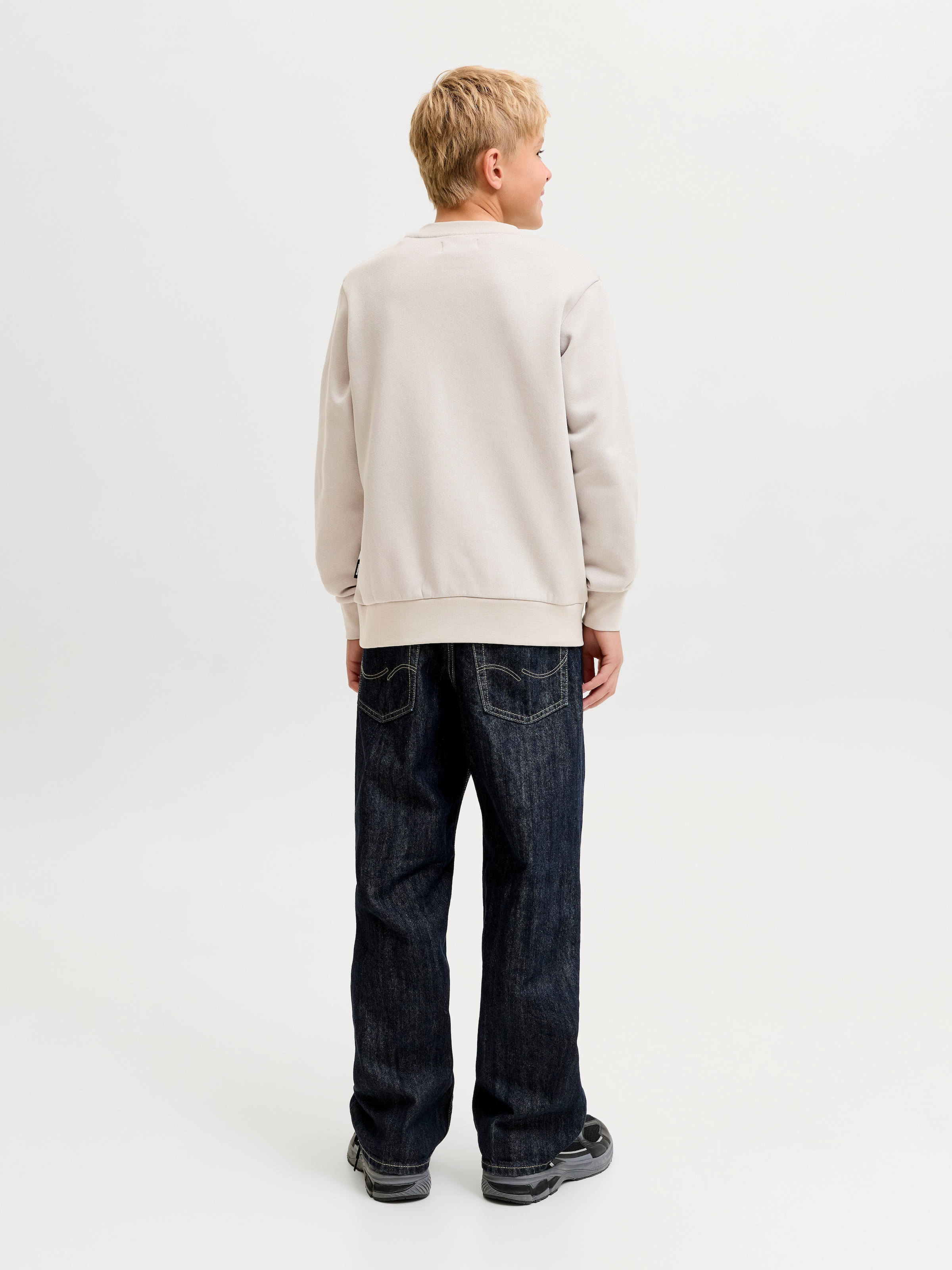 Jack & Jones Junior Sweatshirt »JCOCLUB BRANDING SWEAT CREW NECK JNR«, Baumwollmischung, relaxed fit
