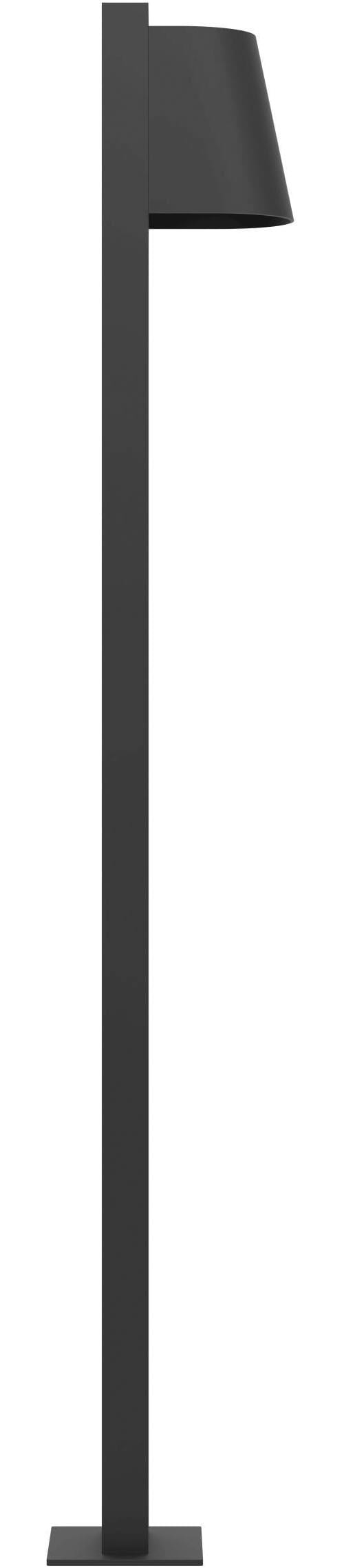 EGLO Sockelleuchte »Stagnone Stehlampe, Sockellampe, Metall, Wegeleuchte, GU10, IP54« GU10 1 Stk. Stehleuchte - L10 x B12,5 x H100 cm - schwarz - 1X4,6W inkl.