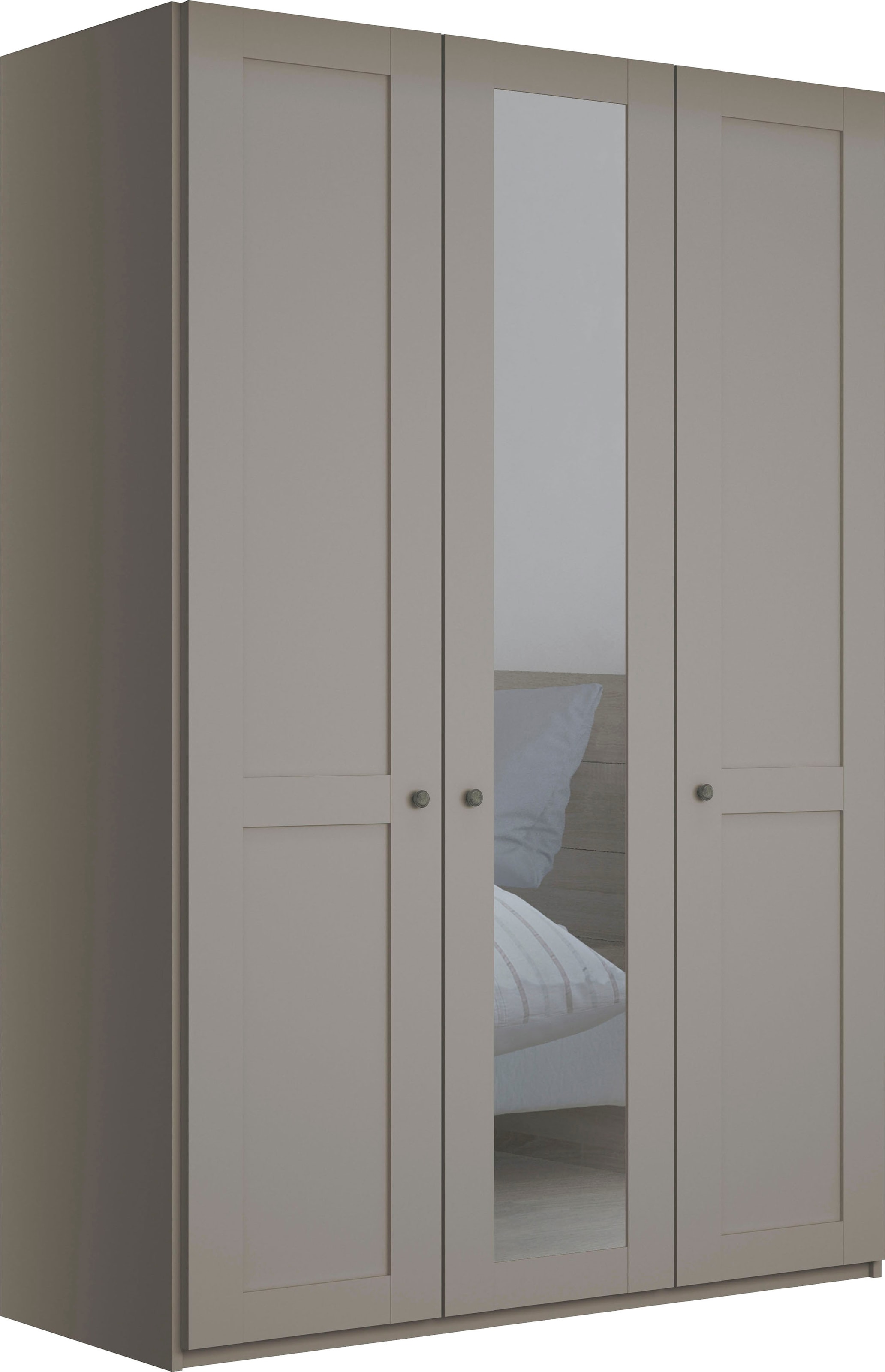 WIEMANN Kleiderschrank »Göteborg, mit 95° Öffnungswinkel, Made in Germany« inkl. Spiegel und Türendämpfung, moderner Landhausstil