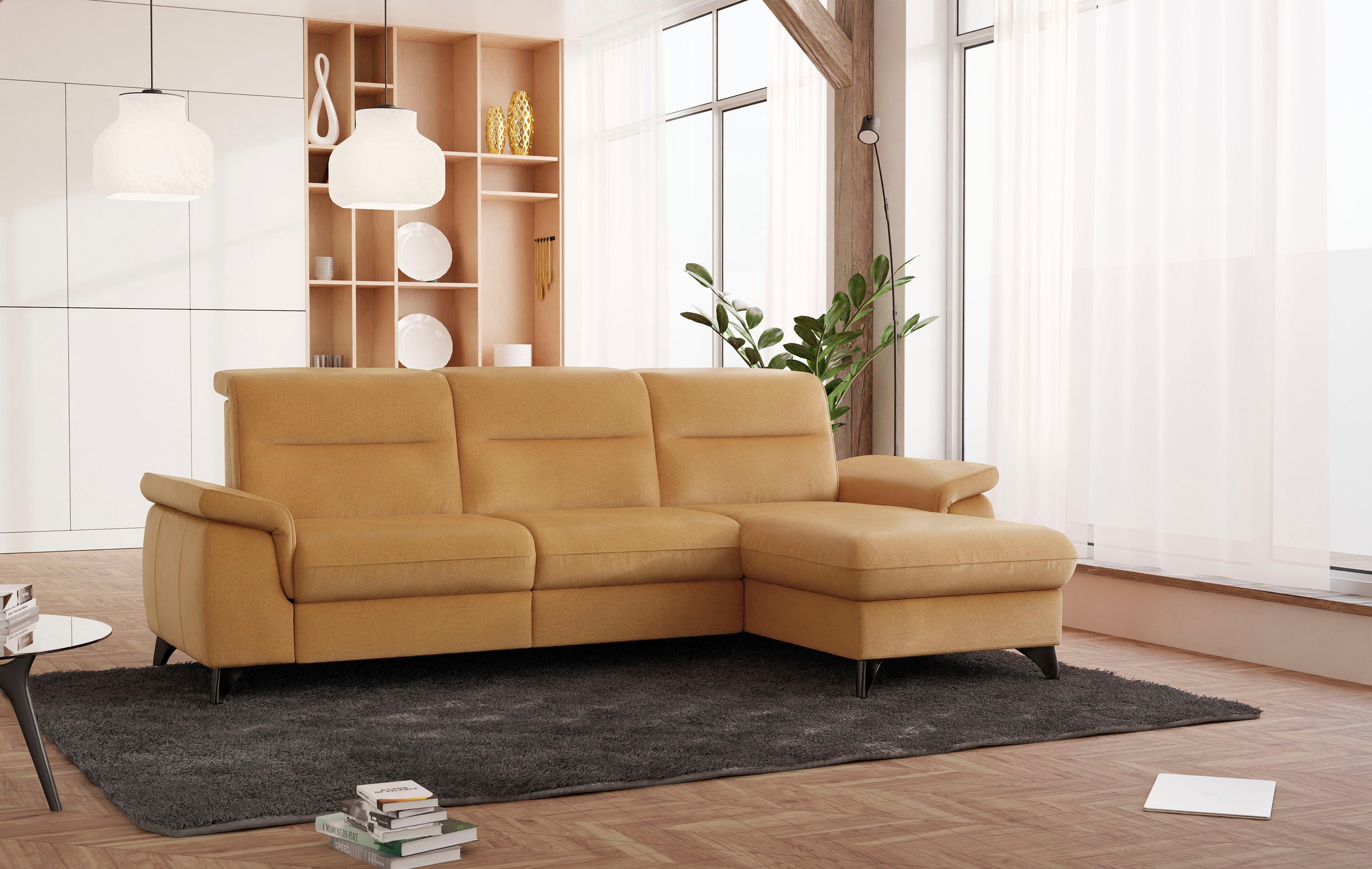 sit&more Ecksofa »Astoria L-Form« wahlweise mit motorischer Relaxfunktion günstig online kaufen