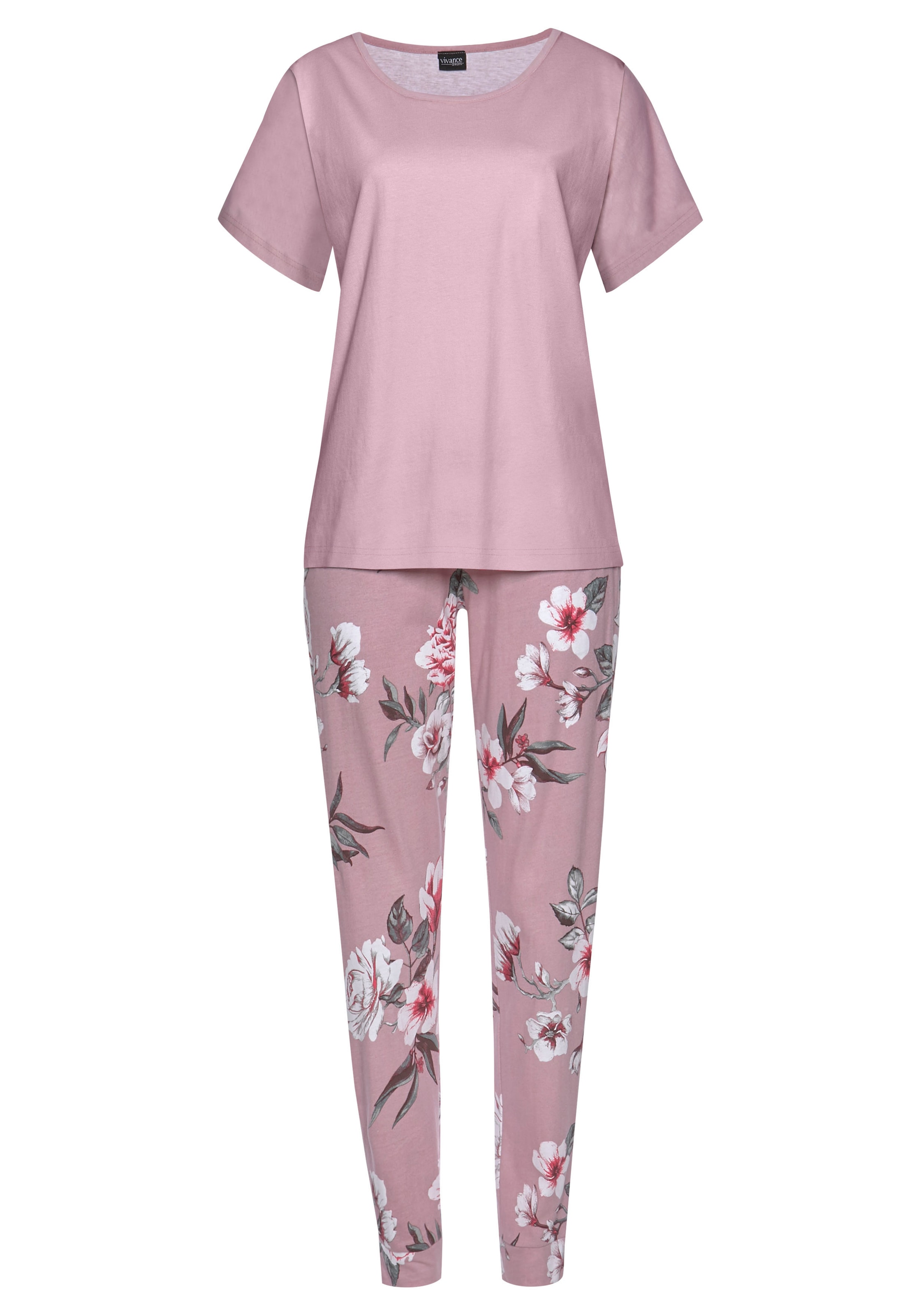 Vivance Dreams Pyjama, mit kaufen online Blumendruck (2 Stück)