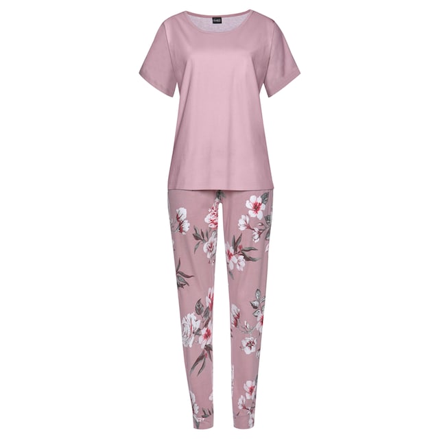 online Dreams mit Stück), Pyjama, kaufen (2 Vivance Blumendruck