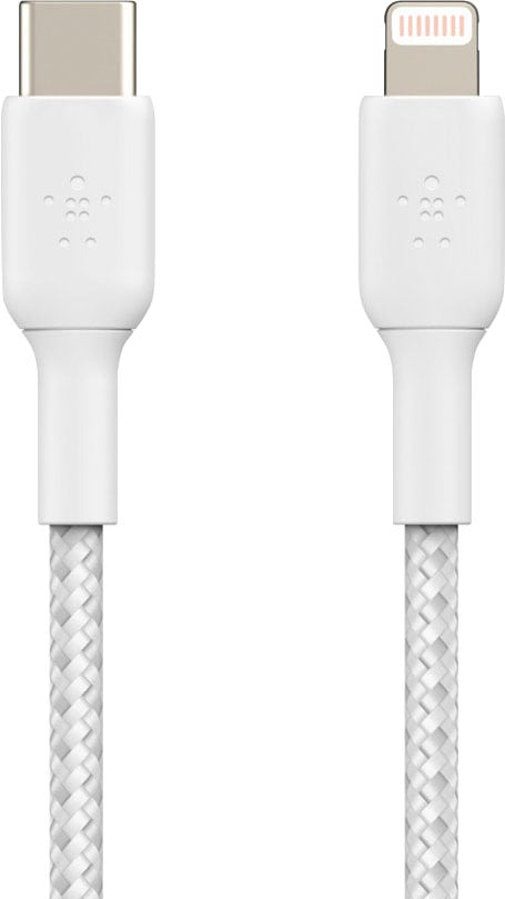 Belkin Smartphone-Kabel »Lightning/USB-C Kabel ummantelt mfi 1m«, Lightning-USB-C, 100 cm