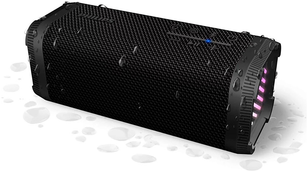 PHILIPS Bluetooth-Lautsprecher »TAS2000« (Bluetooth Beleuchtungseffekte Lautstärkeregelung Pairing 10 W) Schwarz