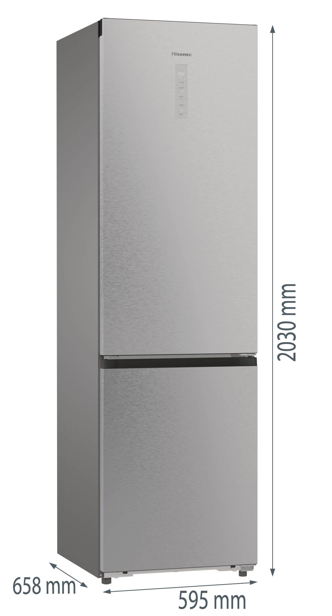 Hisense Kühl-/Gefrierkombination »RB5P410SACC«, BigVolume - 413 Liter Volumen