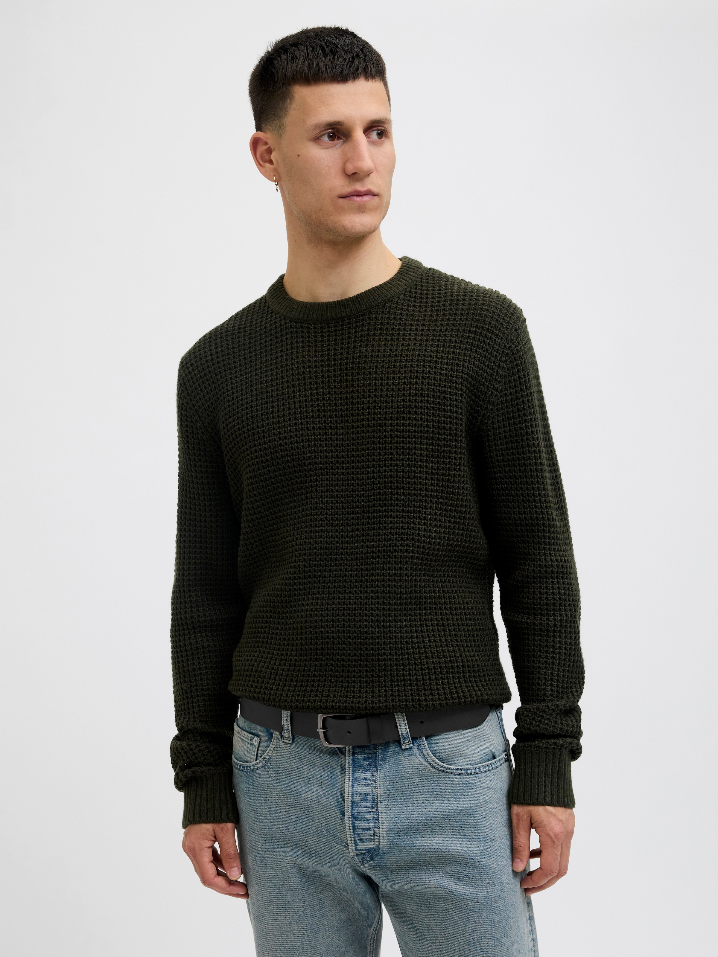 Jack & Jones Ledergürtel »JACMICHAEL LEATHER BELT SN«