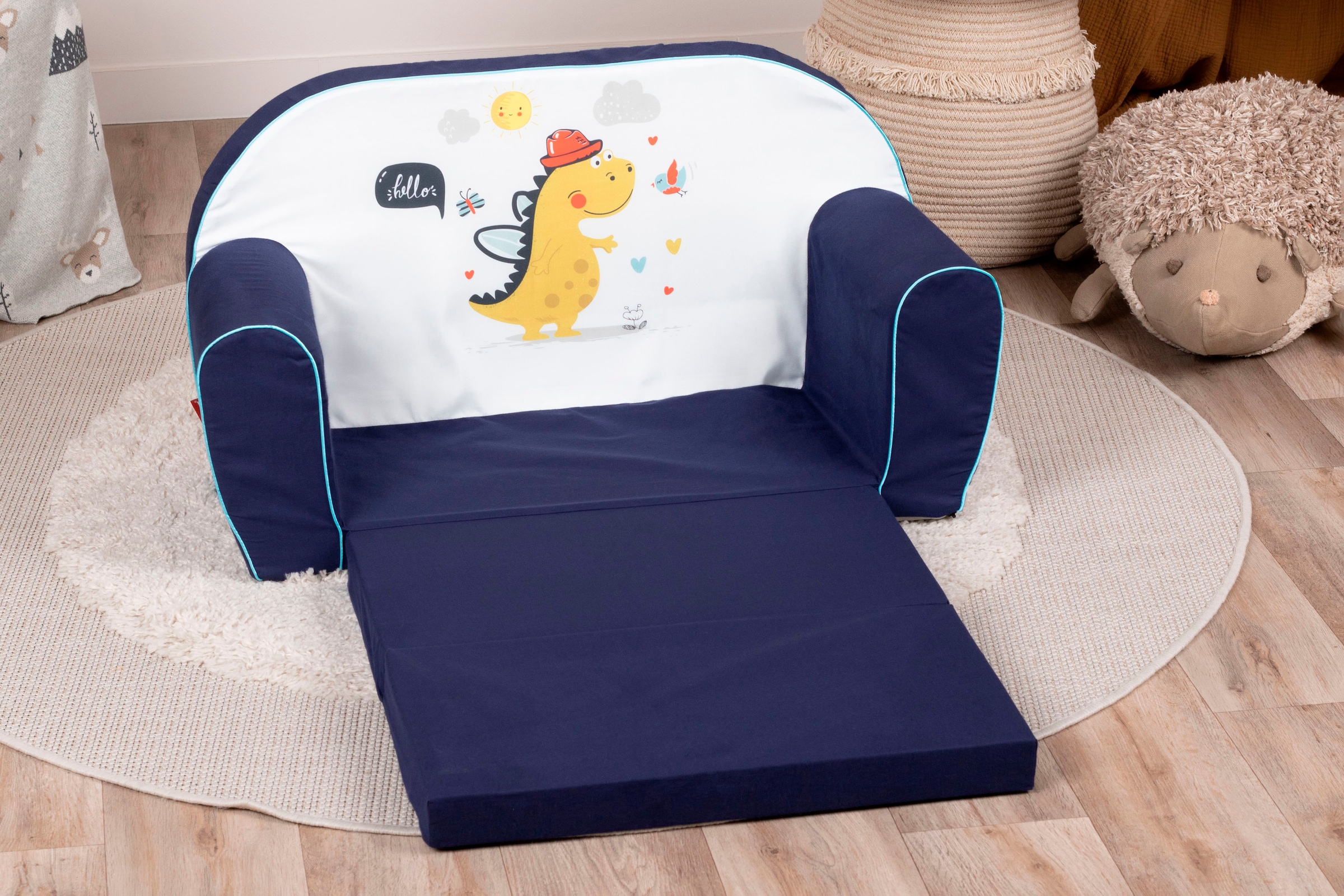 Knorrtoys® Sofa »Lovely dino«, für Kinder; Made in Europe
