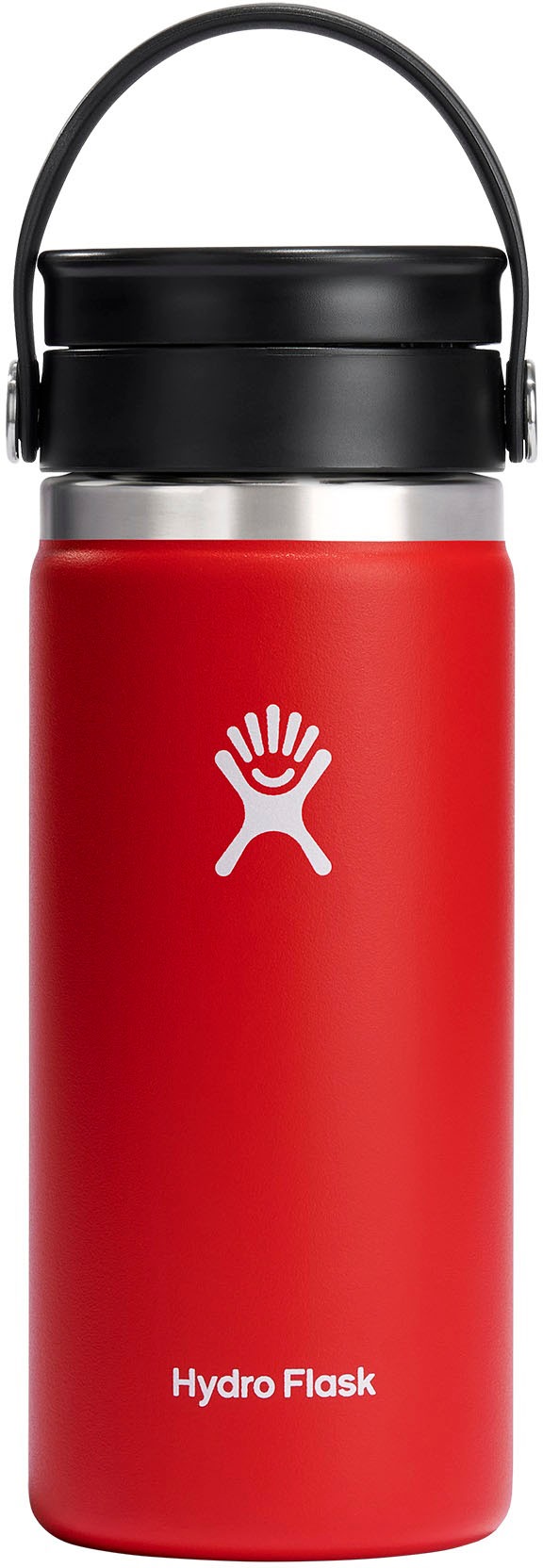 HYDRO FLASK Trinkflasche »16 OZ WIDE FLEX SIP LID« 473 ml rot 473 ml