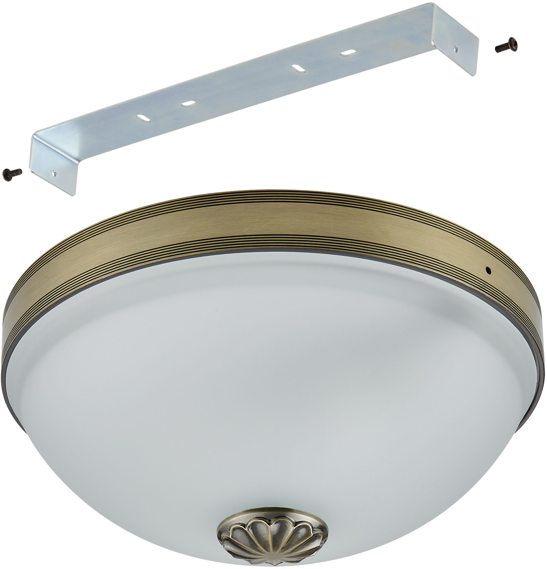 EGLO LED Deckenleuchte »IMPERIAL Wand- / Deckenlampe - Metallguss - E27 - 2X25W - IP20« E27 1 Stk.